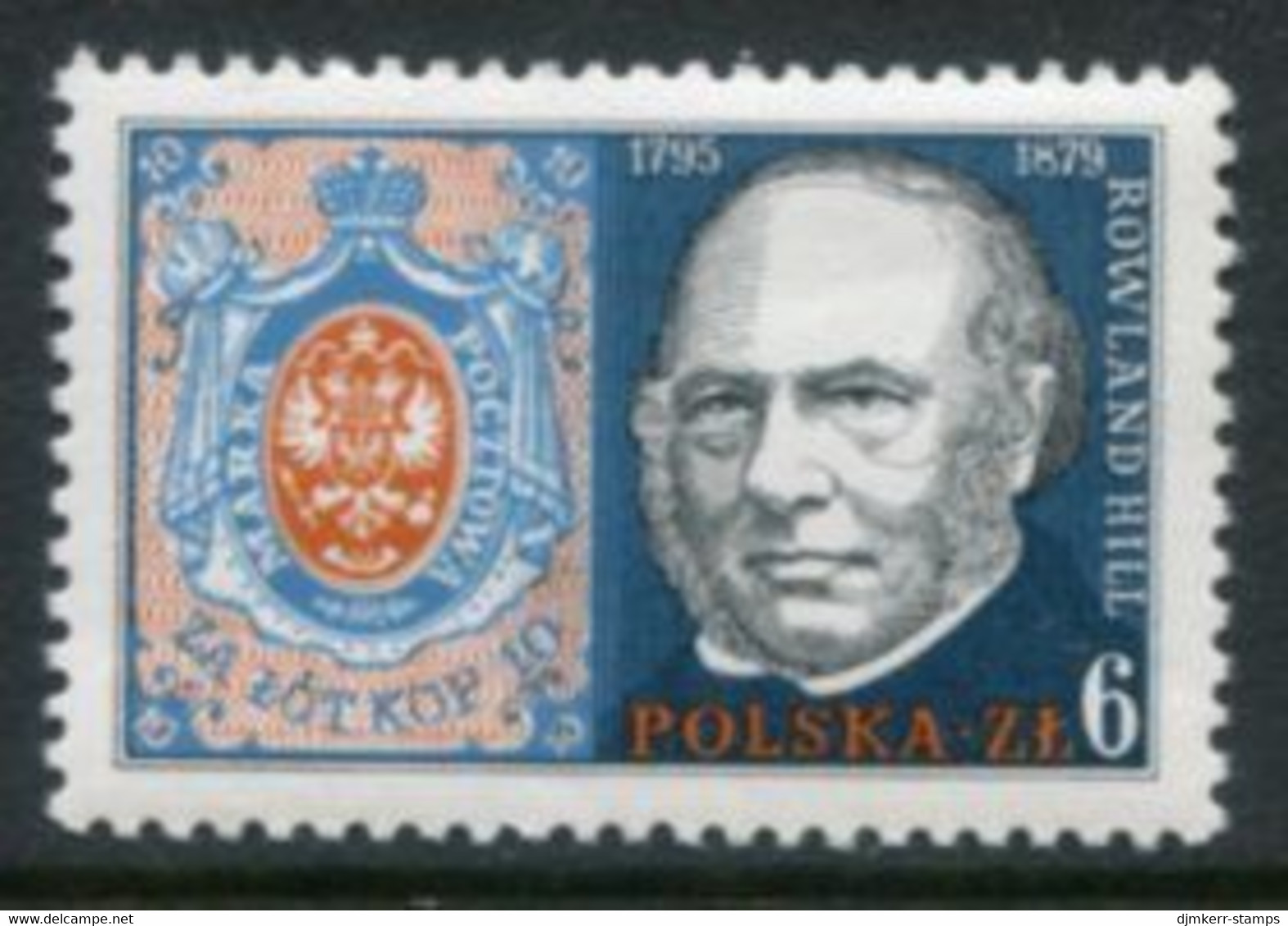 POLAND 1979 Rowland Hill Centenary MNH / **.  Michel 2642 - Unused Stamps