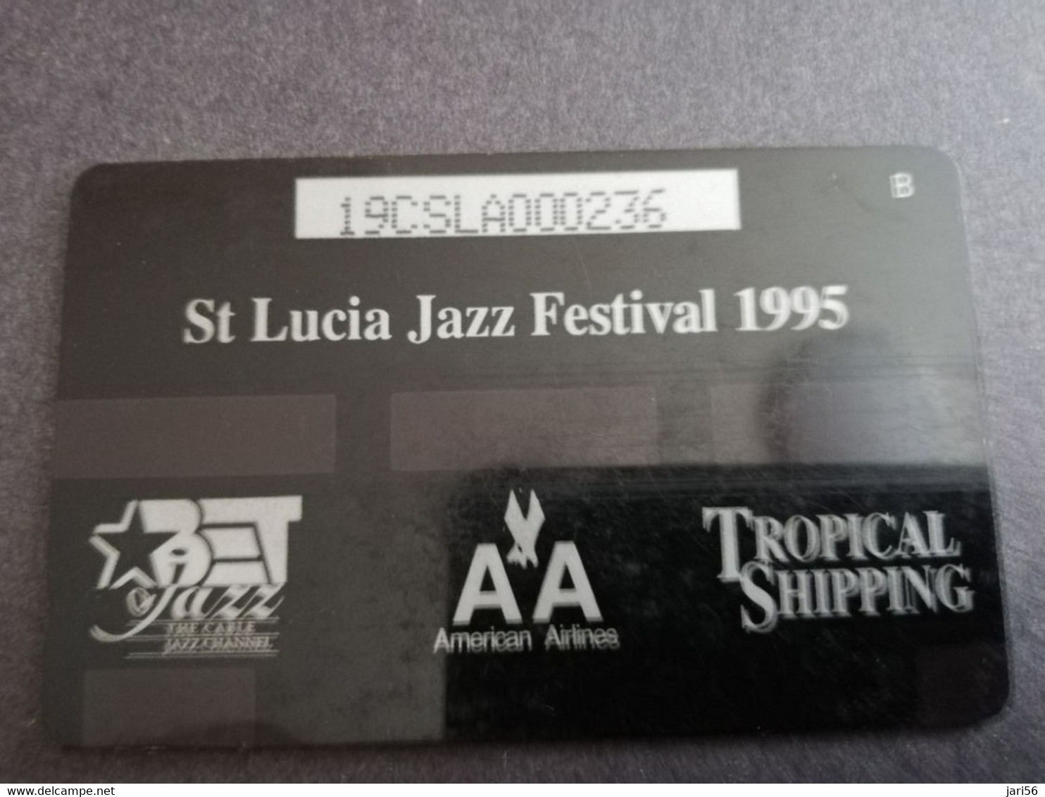 ST LUCIA    $ 20   CABLE & WIRELESS  STL-19A  19CSLA      JAZZ FESTIVAL 1995  Fine Used Card ** 6126** - Sainte Lucie