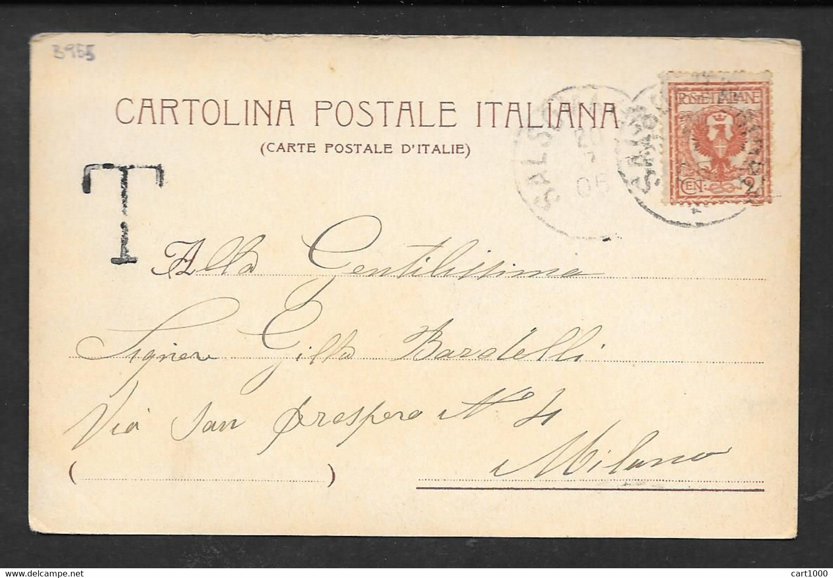 SALSOMAGGIORE GRAND HOTEL DES THERMES VG. 1905 PARMA N° B955 - Parma