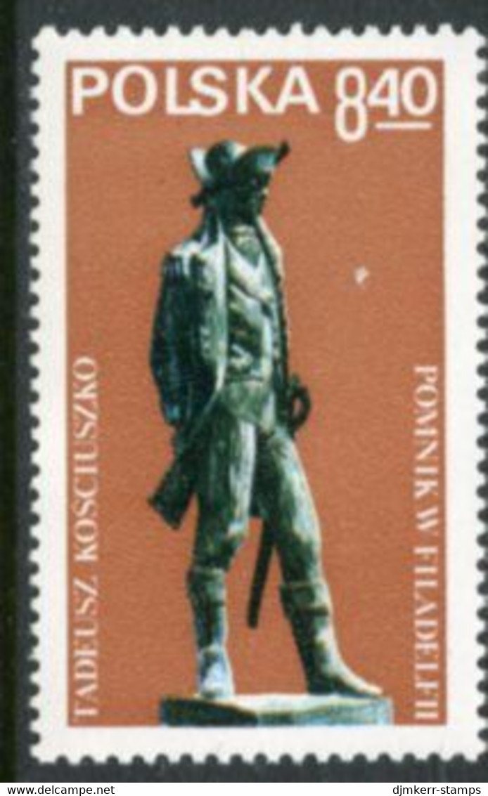 POLAND 1979 Kosciusko Monument In USA MNH / **.  Michel 2637 - Unused Stamps