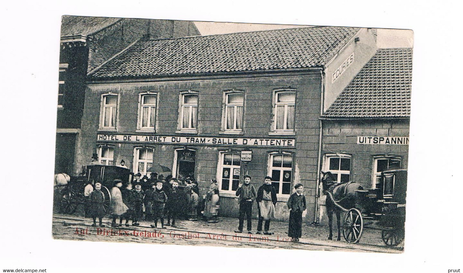 Borgloon - Ant. Dirickx Geladé - Gasthof - Arrêt Du Tram Looz - Hôtel -ZEER ZELDZAME UITGAVE - Borgloon