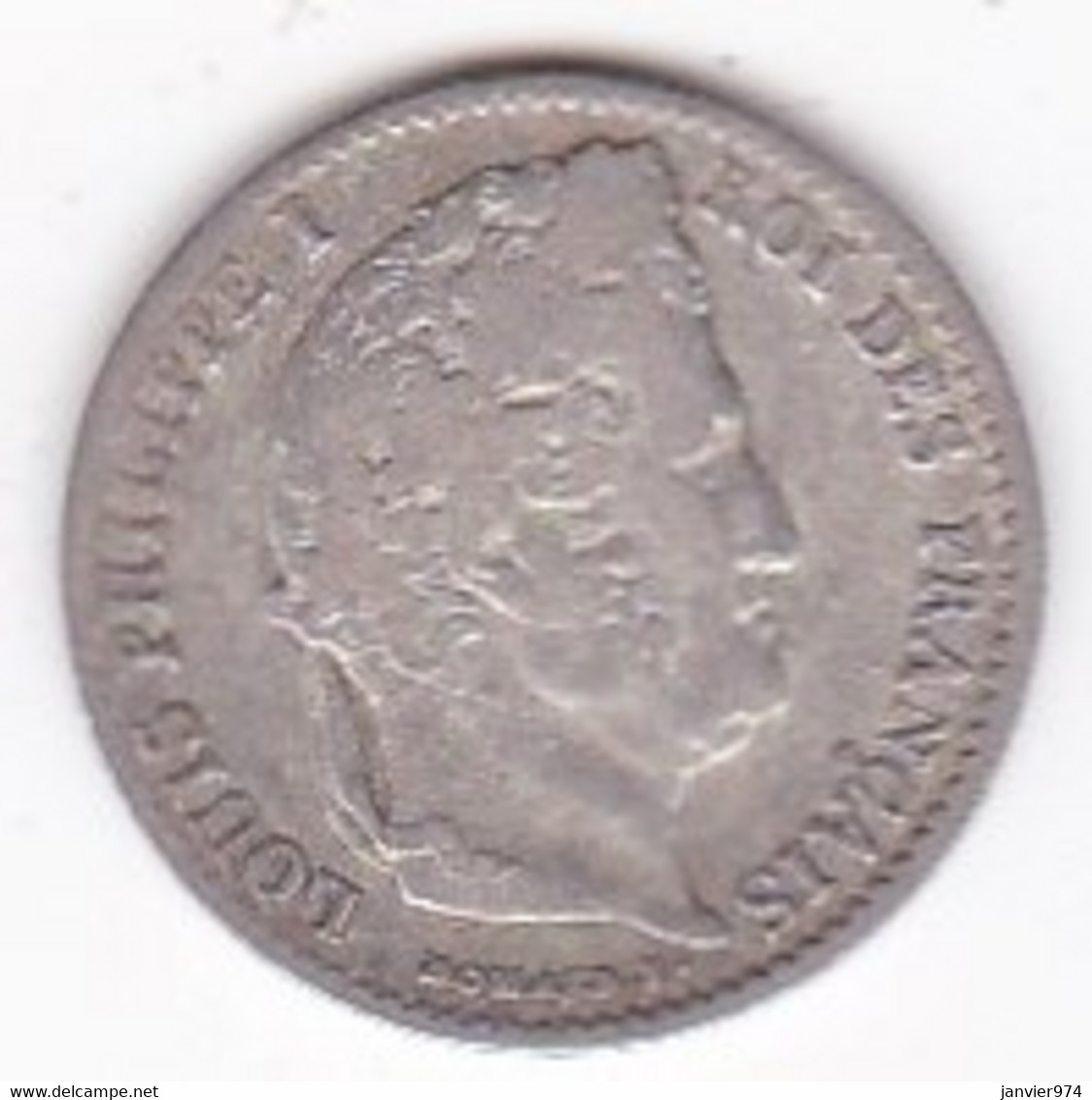 1/4  Franc 1834 A Paris Louis Philippe I, En Argent. - 1/4 Franc