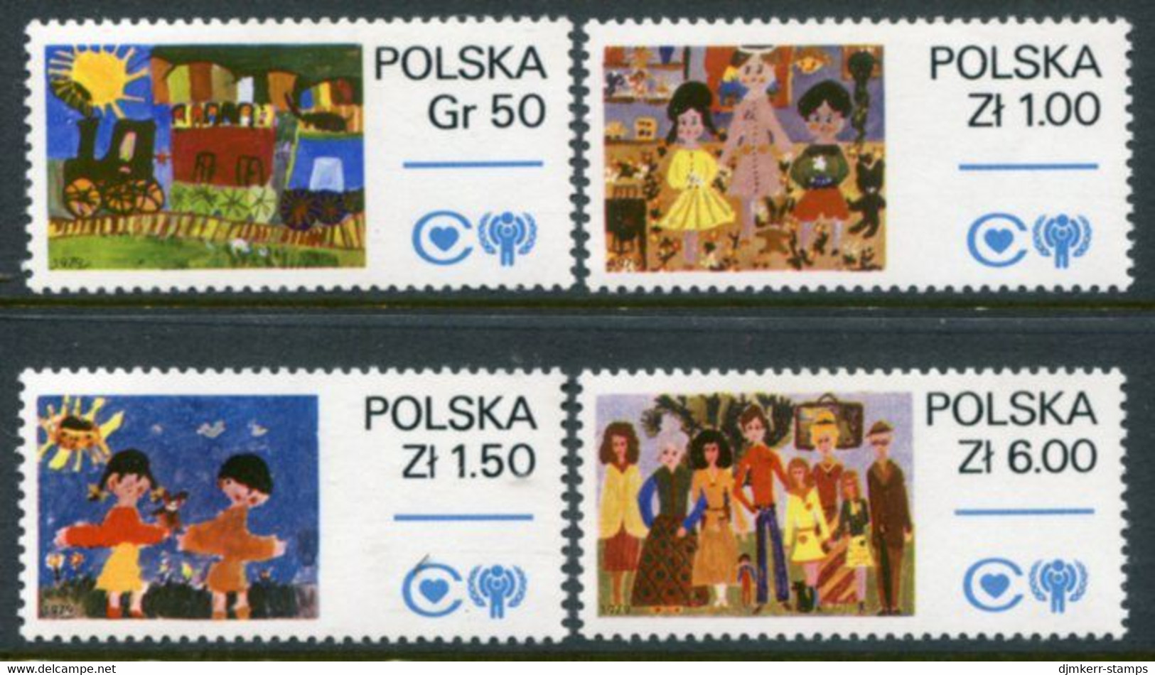 POLAND 1979 Year Of The Child MNH / **.  Michel 2603-06 - Unused Stamps