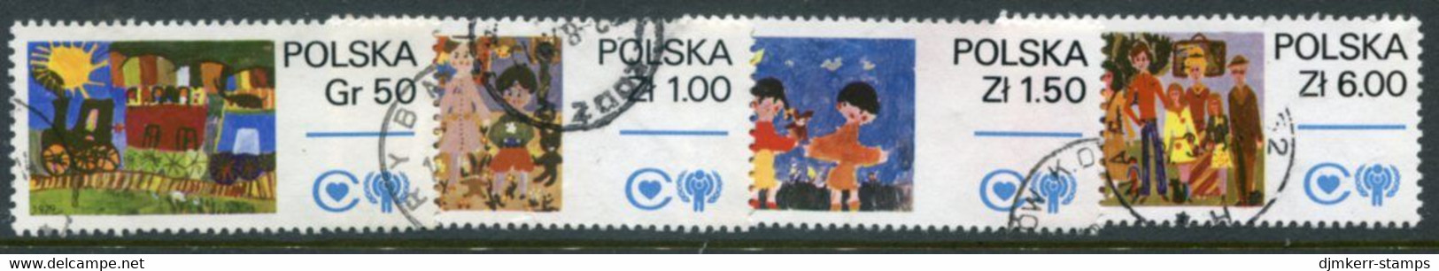 POLAND 1979 Year Of The Child Used.  Michel 2603-06 - Used Stamps