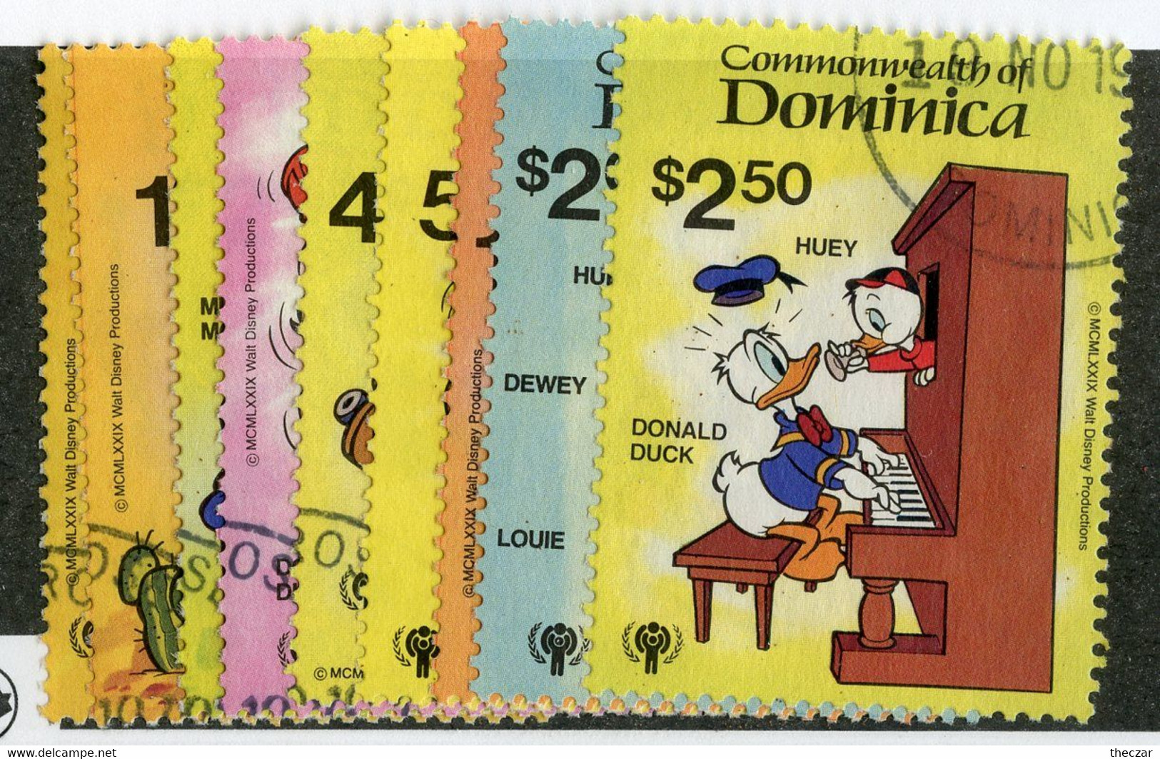 273 Dominica 1979 Sc.#644-52 Used "Offers Welcome" - Dominica (1978-...)