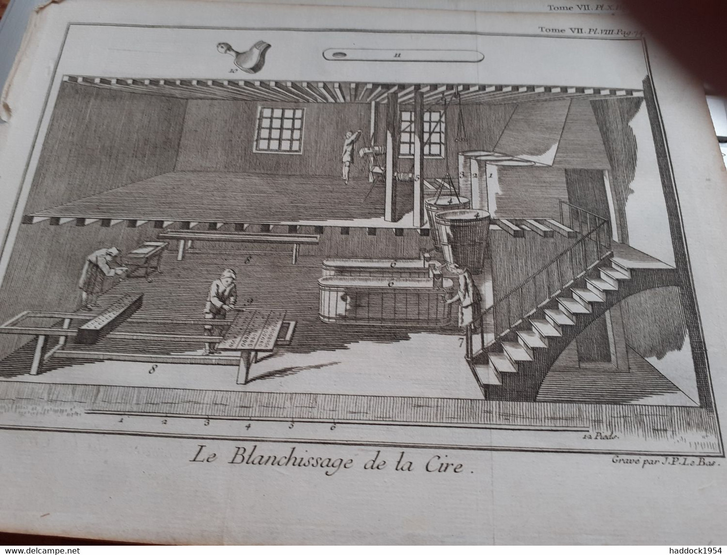 9 Gravures Techniques Sur Différents Sujets - Machines