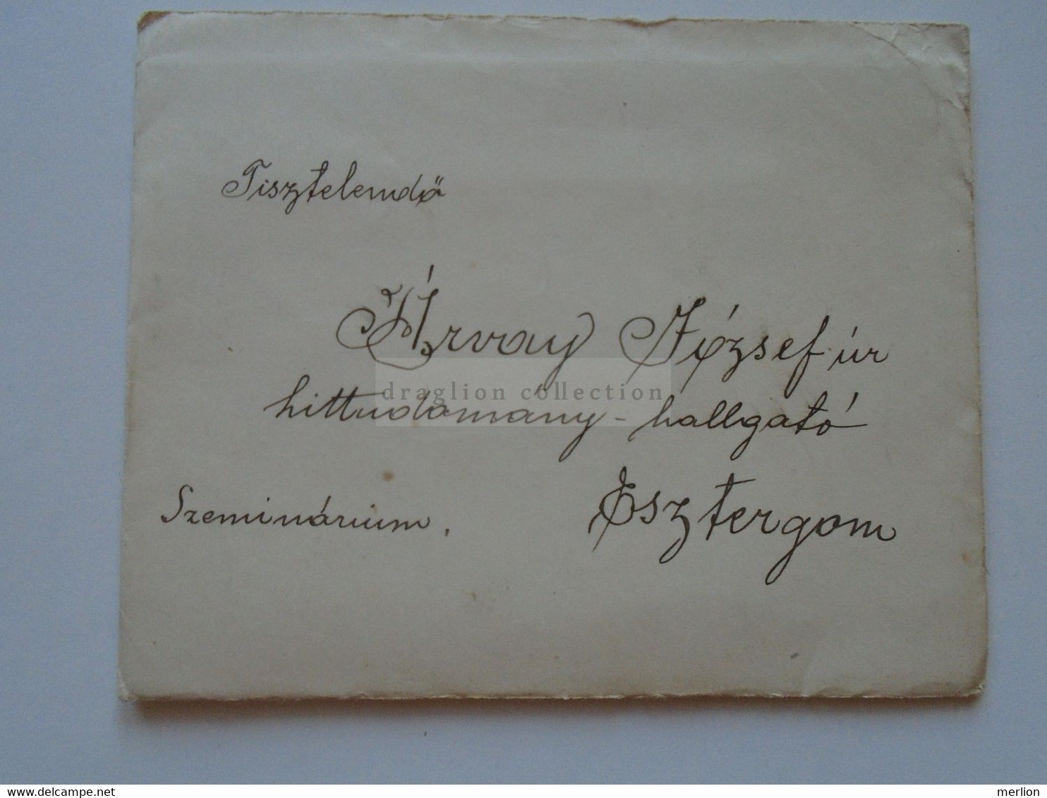 D182989  Hungary  Slovakia  Cover  JÁSZÓ  Jászóvár / Jasov 1913 Sent To Esztergom -Árvai József  With Photos And  Letter - Lettres & Documents