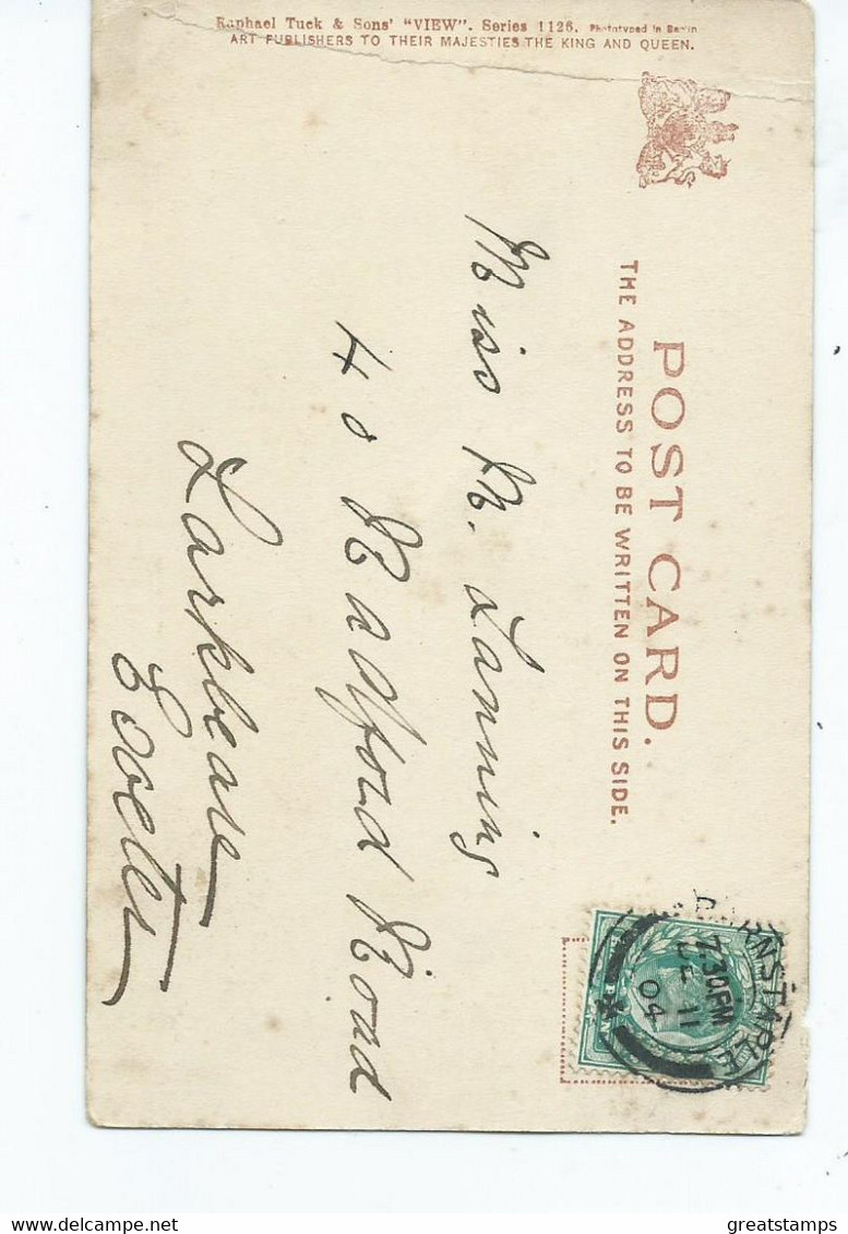Postcard  Cornwall Penzanze Lands End Posted 1904 - Land's End