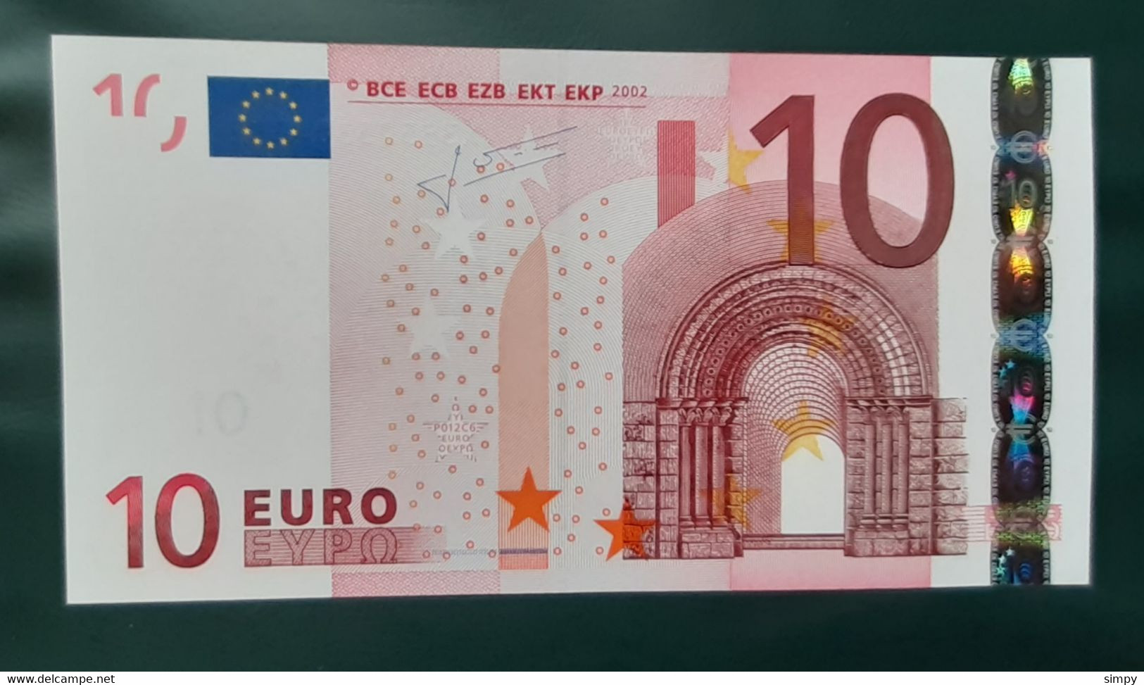 GERMANY 10 Euro 2002 Trichet Letter X  UNC   Print Code P012C6 - 10 Euro