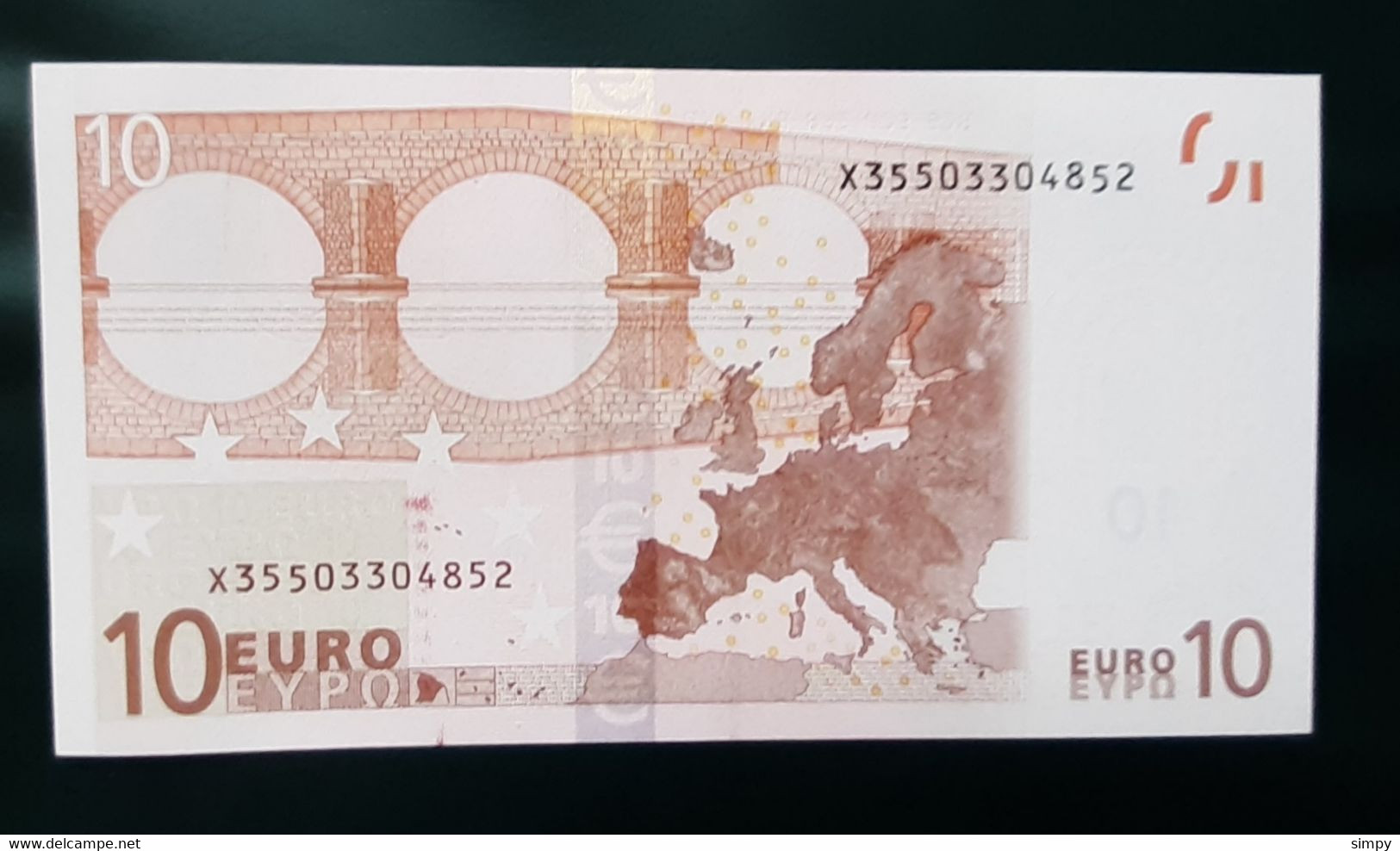 GERMANY 10 Euro 2002 Trichet Letter X  UNC   Print Code P012C6 - 10 Euro