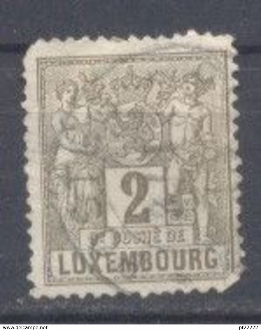 Luxemburgo,1882-91, Yvert Tellier 48, Usado - 1882 Allégorie