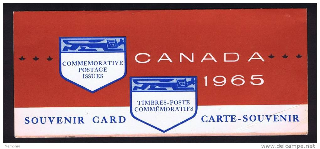 1965  Annual Souvenir Card # 7 - Canadese Postmerchandise