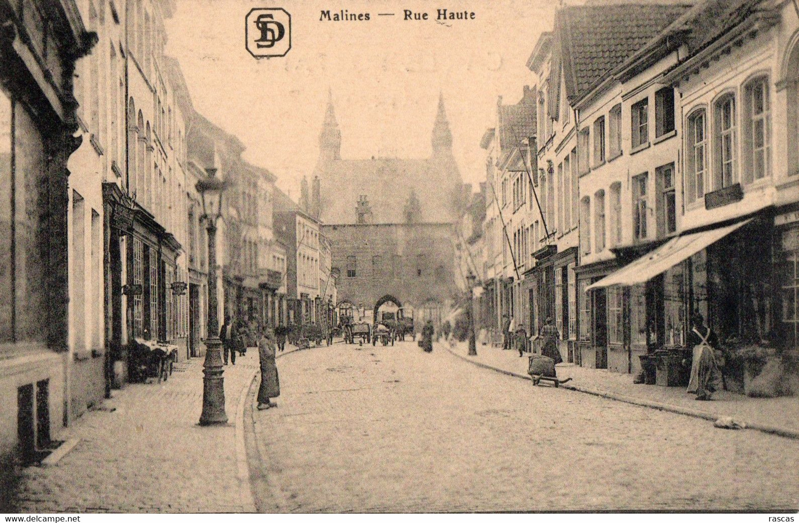 CPA - R - BELGIQUE - MALINES - RUE HAUTE - Mechelen