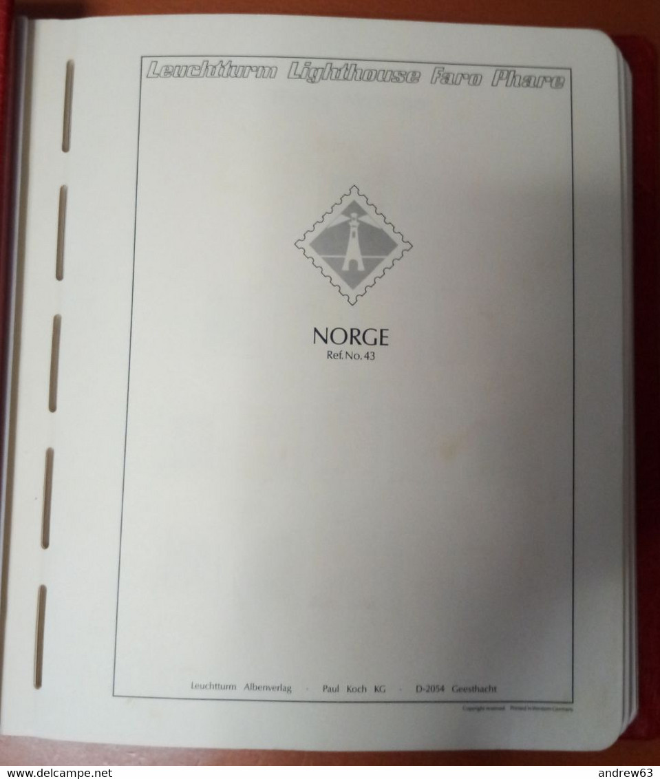 NORVEGIA - Norge - Norwegen - Norway - Collezione Montata Su Album LIGHTHOUSE - 1863-1986 - Vedi Foto E Offerte Separate - Sammlungen