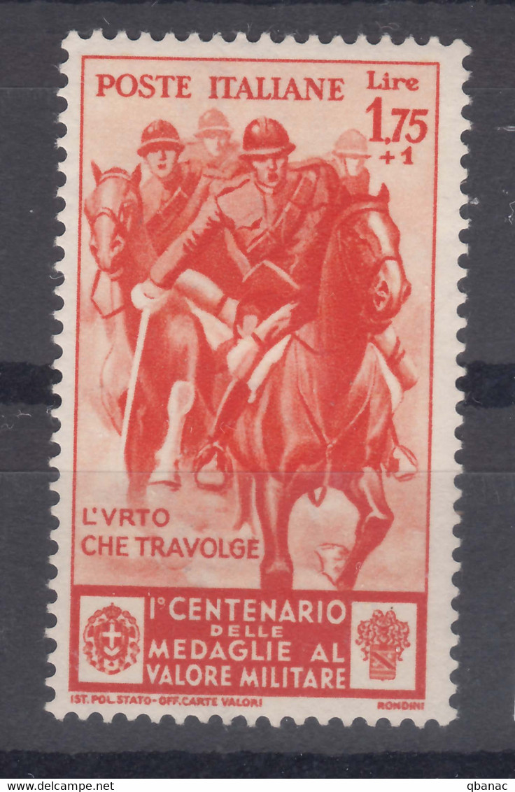 Italy Kingdom 1934 Medaglie Sassone#374 Mint Hinged - Neufs