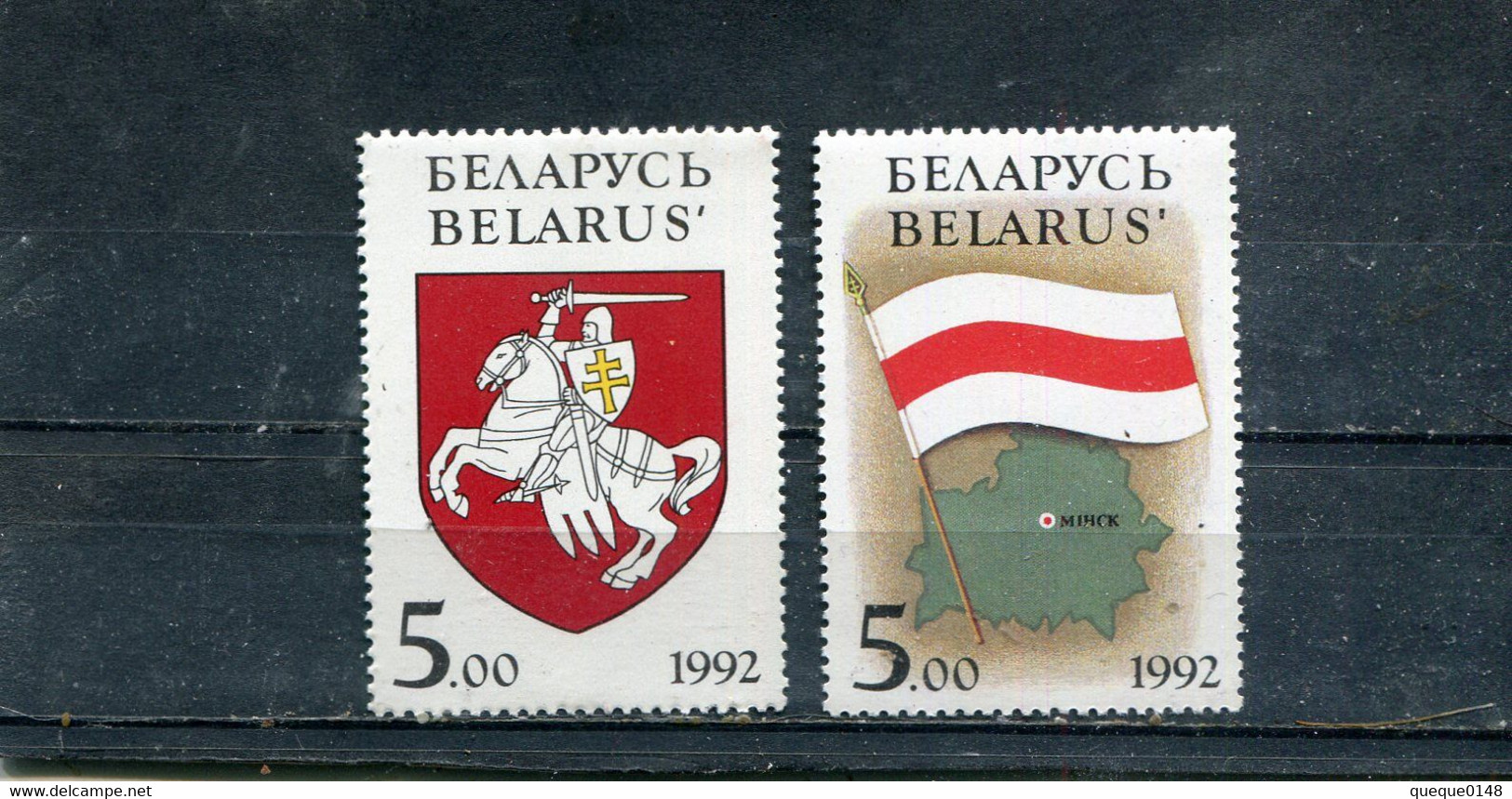 Belarus 1992 Yt 1-2 ** Série Courante - Bielorussia