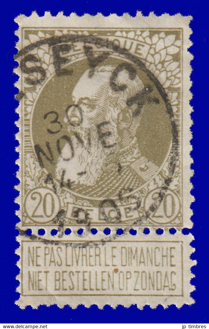 COB N° 75 - Belle Oblitération - "MASEYCK" - 1905 Grosse Barbe