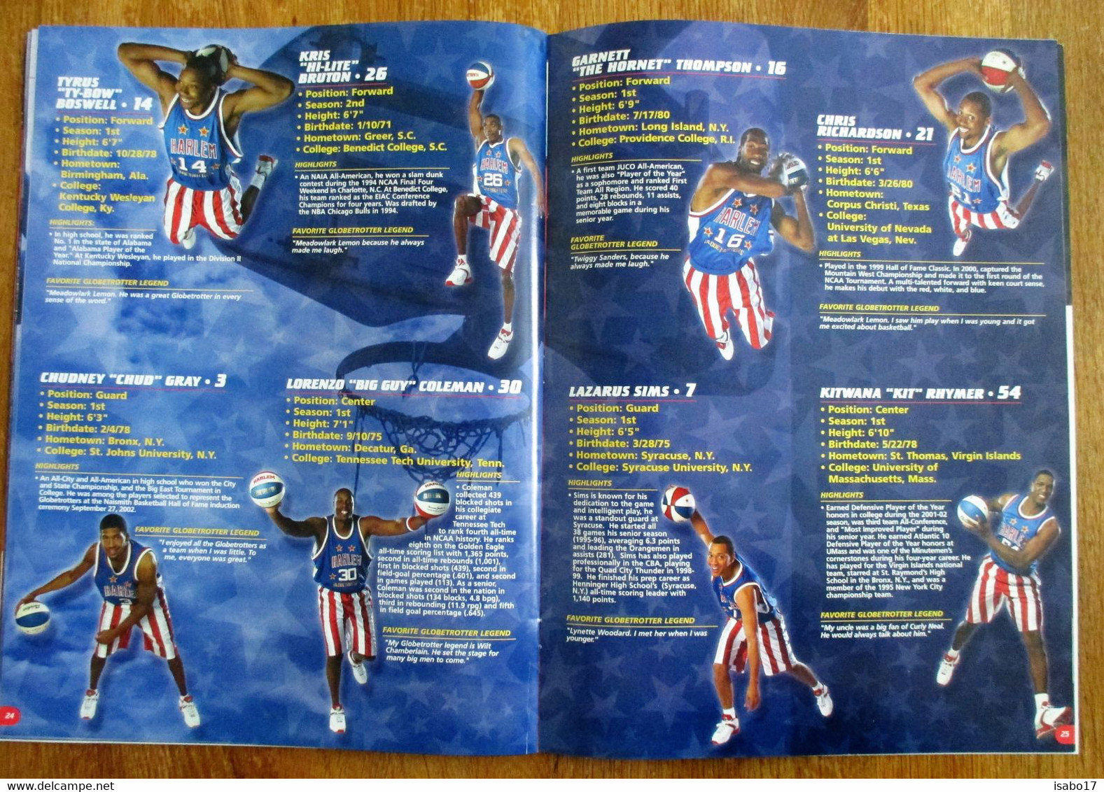 HARLEM GLOBETROTTERS Album 2003 Luxemburg Mit Autogramm Und Eintrittskarten - Apparel, Souvenirs & Other