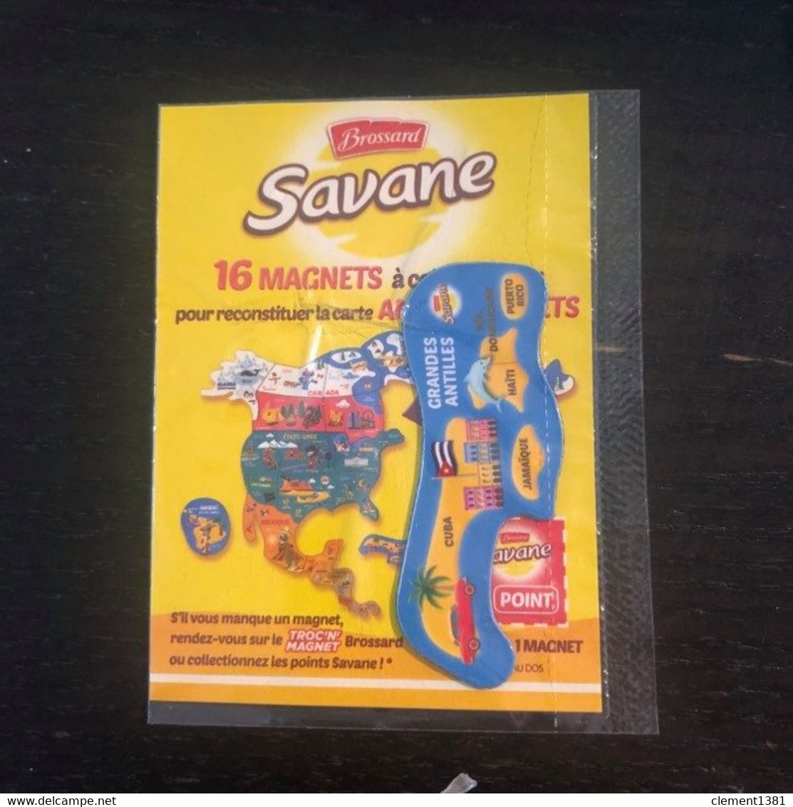 Magnet - Savane Brossard - Carte De L'Amérique Du Nord - Grandes Antilles - Neuf Sous Blister - Tourism