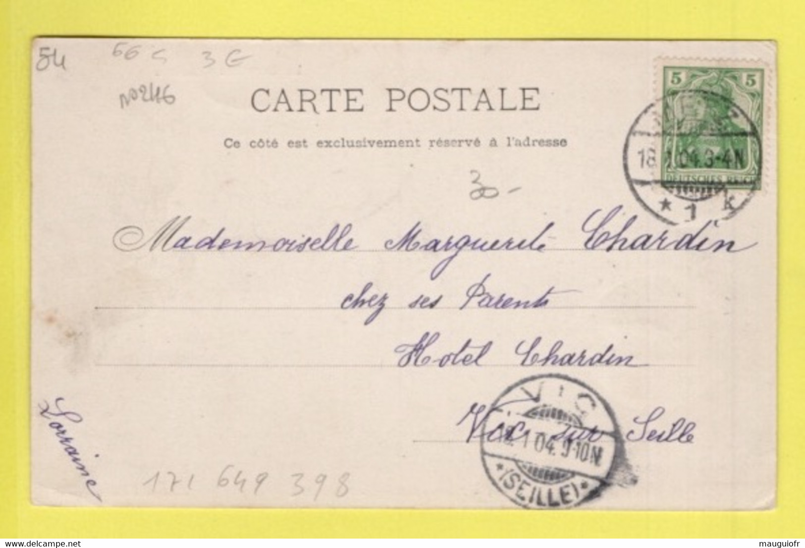 54 MEURTHE ET MOSELLE / MAXEVILLE / VUE GENERALE / 1904 - Maxeville