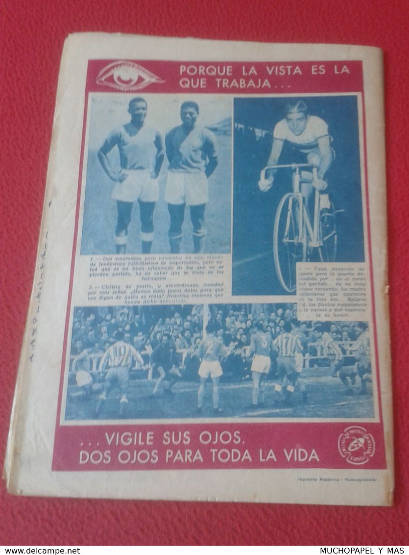 ANTIGUA REVISTA DE DEPORTES DICEN Nº 330 7 DE MARZO 1959 FÚTBOL Y OTROS, ESPAÑOL DE BARCELONA..ETC OLD MAGAZINE..SPORTS - [4] Themen