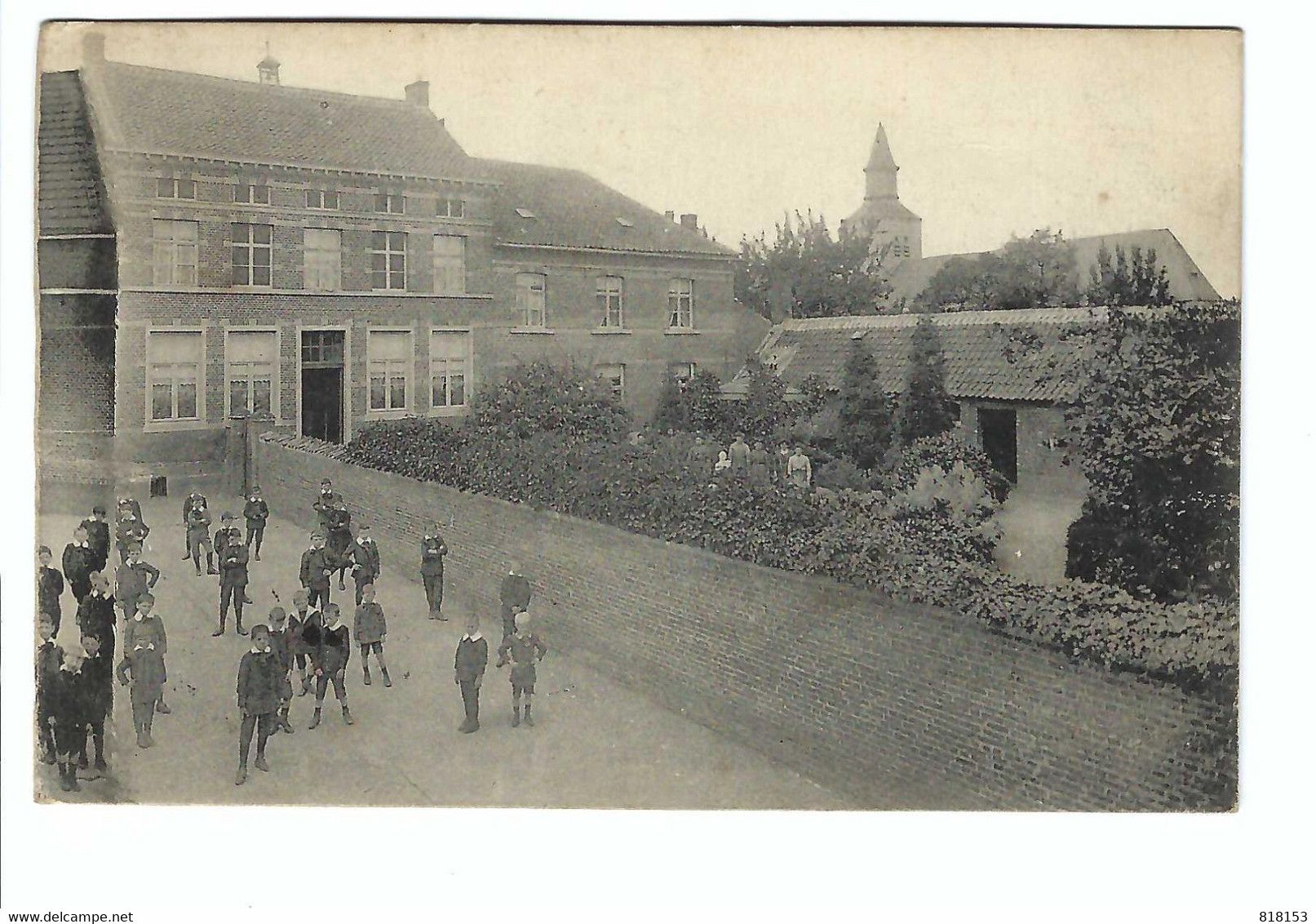 Buggenhout    Institut Otten     Speelplaats Jongens 1911 - Buggenhout