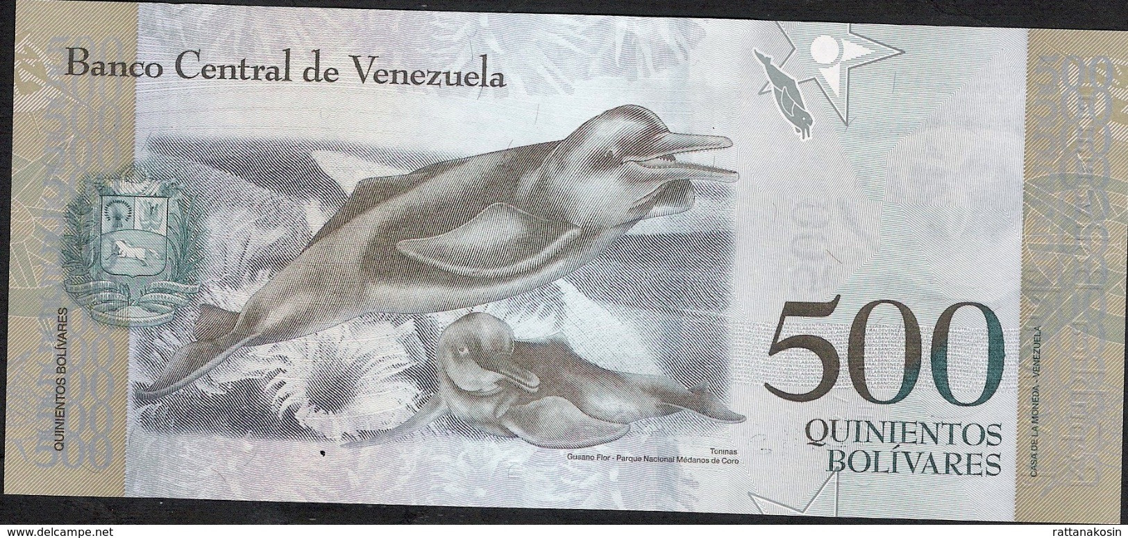 VENEZUELA P94 500 BOLIVARES 18.8.2016 #A          UNC.- - Venezuela