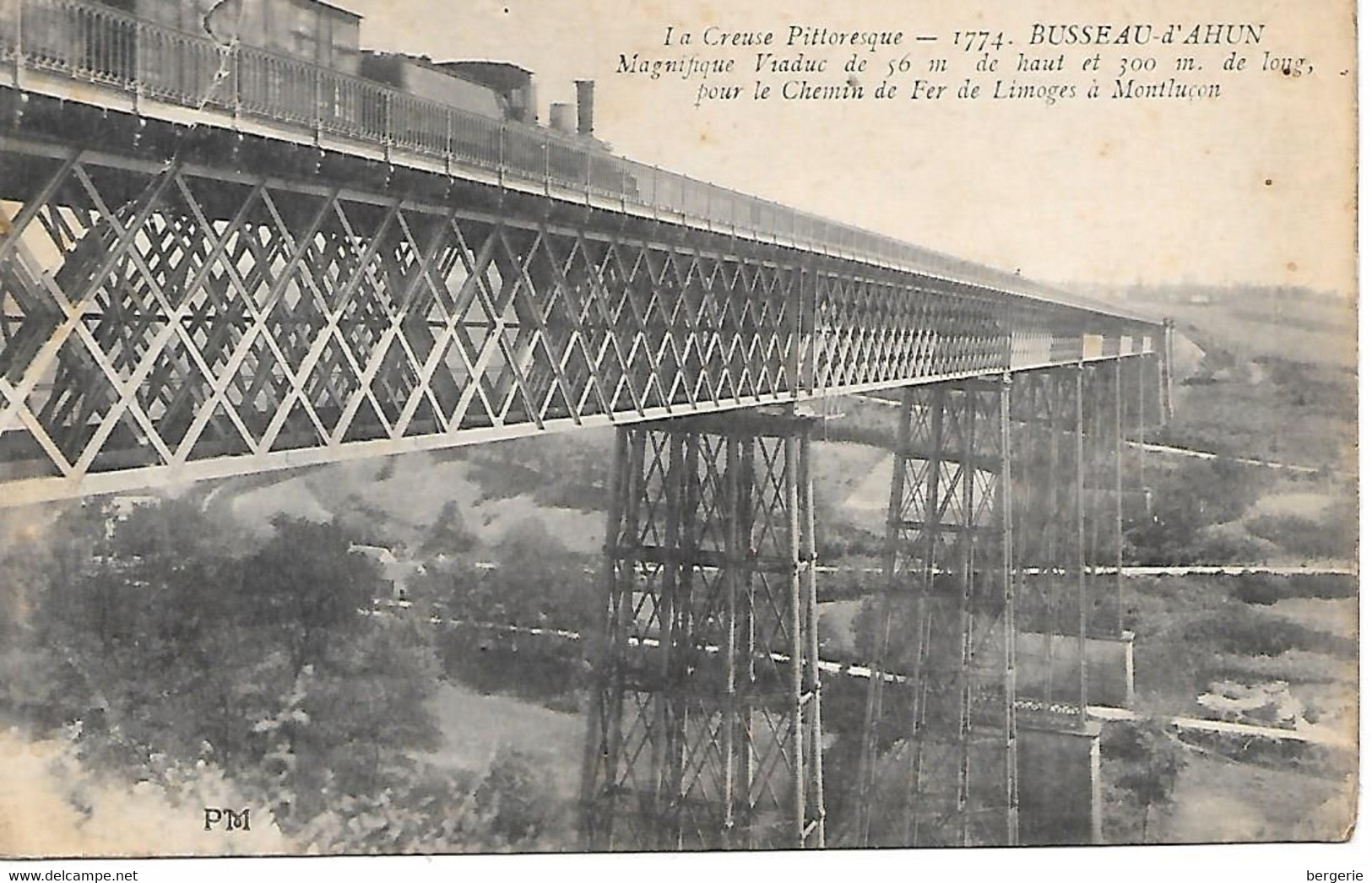 A/395            23         Busseau-d'ahun          Le Viaduc  - Passage Du Train    Limoges - Montluçon - Other & Unclassified