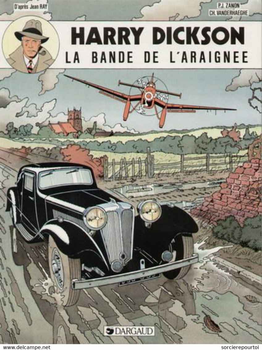 Harry Dickson 1 La Bande De L'araignée - Vanderhaeghe / Zanon - Dargaud - EO 01/1986 - TBE - Harry Dickson