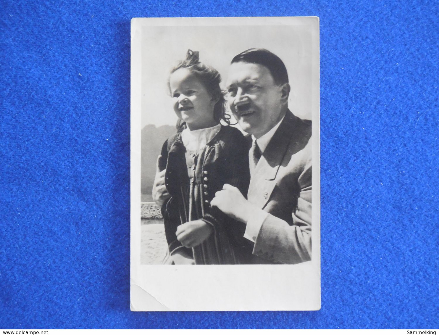 ältere Ansichtskarte, Postkarte, Foto - Postkarte, Adolf Hitler Mit Kleinem Mädchen - Personen