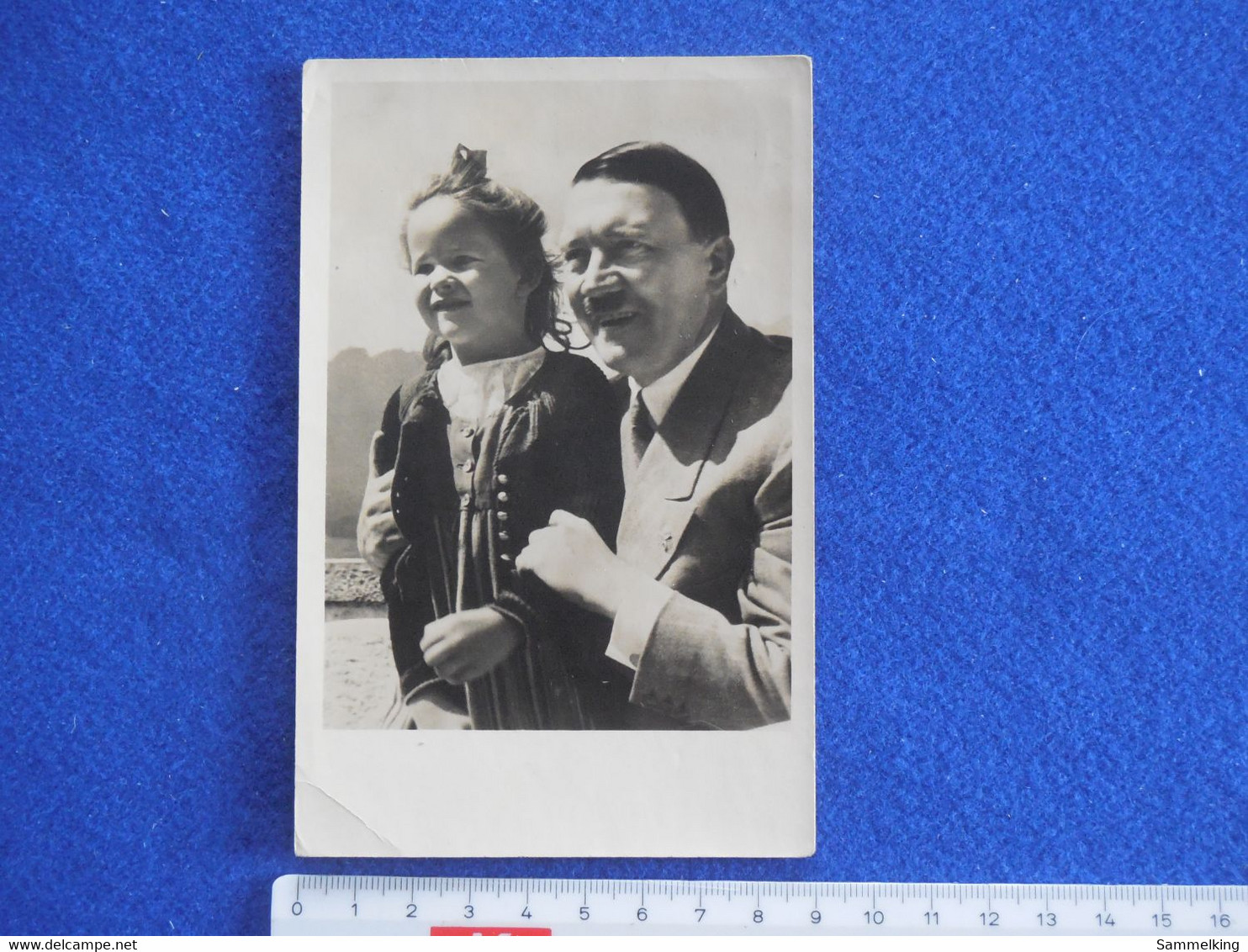 ältere Ansichtskarte, Postkarte, Foto - Postkarte, Adolf Hitler Mit Kleinem Mädchen - Personen