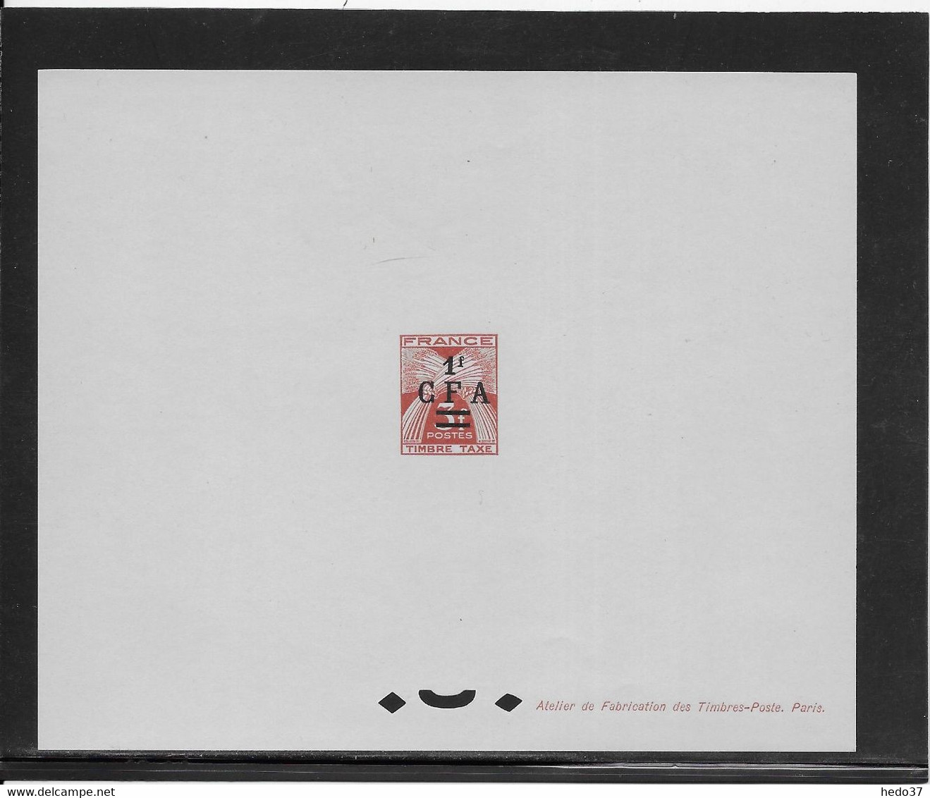 Réunion Taxe N°38 - Epreuve De Luxe - TB - Postage Due