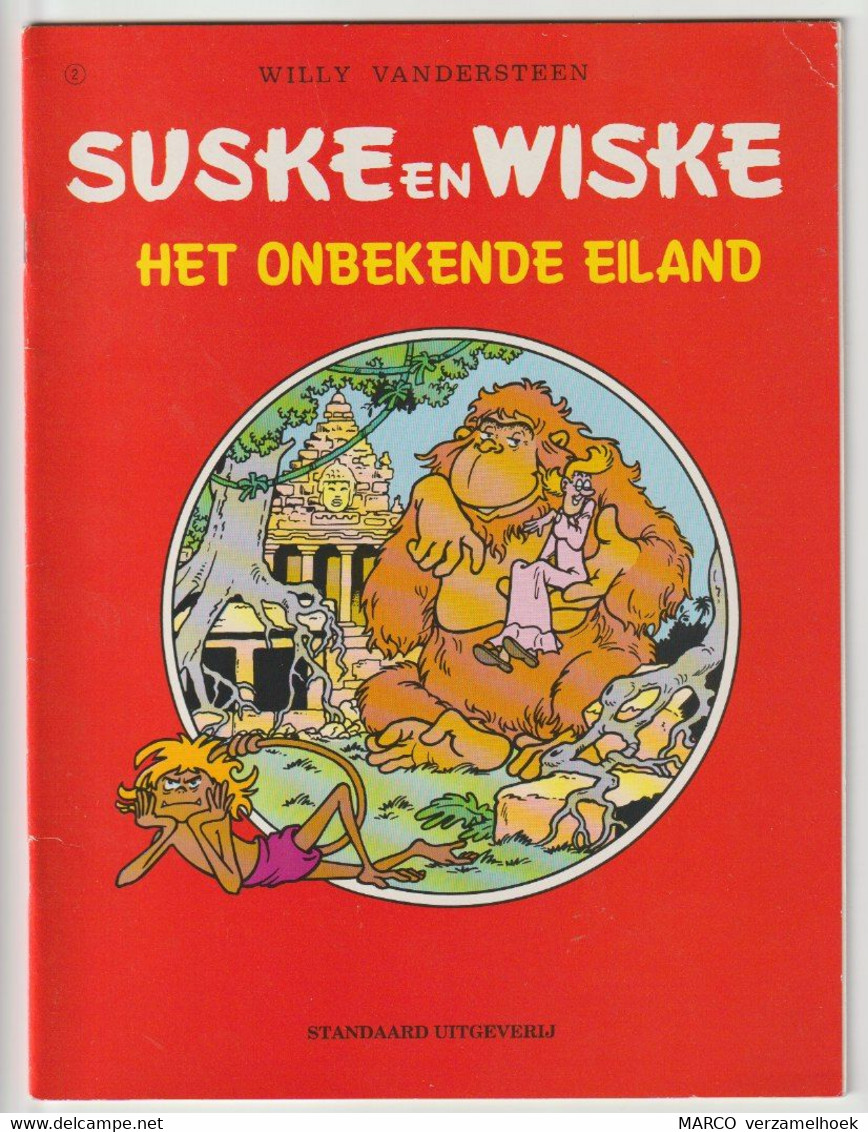 Suske En Wiske 2) Het Onbekende Eiland 1999 Standaard Willy Vandersteen - Suske & Wiske