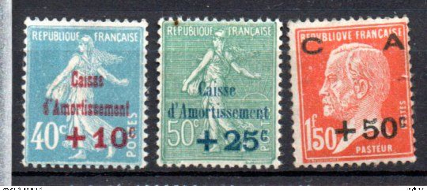 W-19 France N° 246 à 248 **   à 10 % De La Côte . A Saisir !!! - 1927-31 Sinking Fund