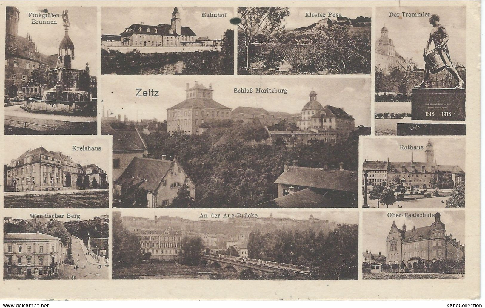 Zeitz, Mehrbildkarte, Gelaufen 1931 - Zeitz