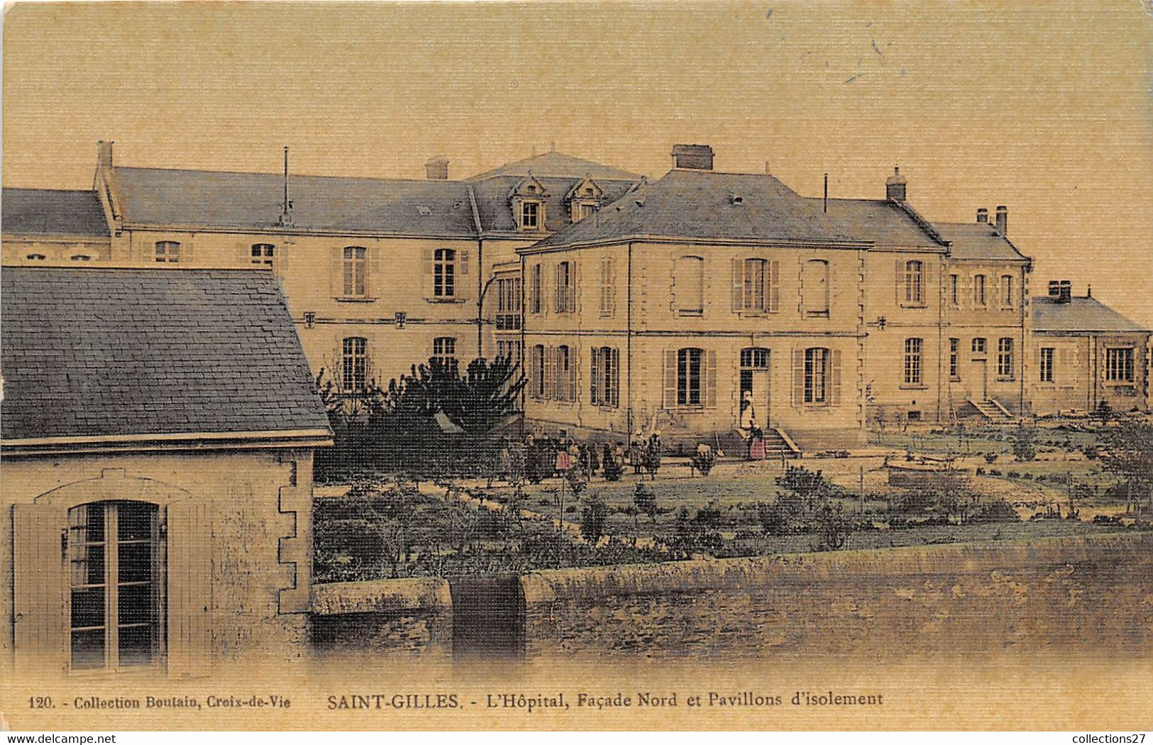 85-SAINT-GILLES-CROIX-DE-VIE- L'HÔPITAL FACADE NORD ET PAVILLON D'ISOLEMENT - Saint Gilles Croix De Vie