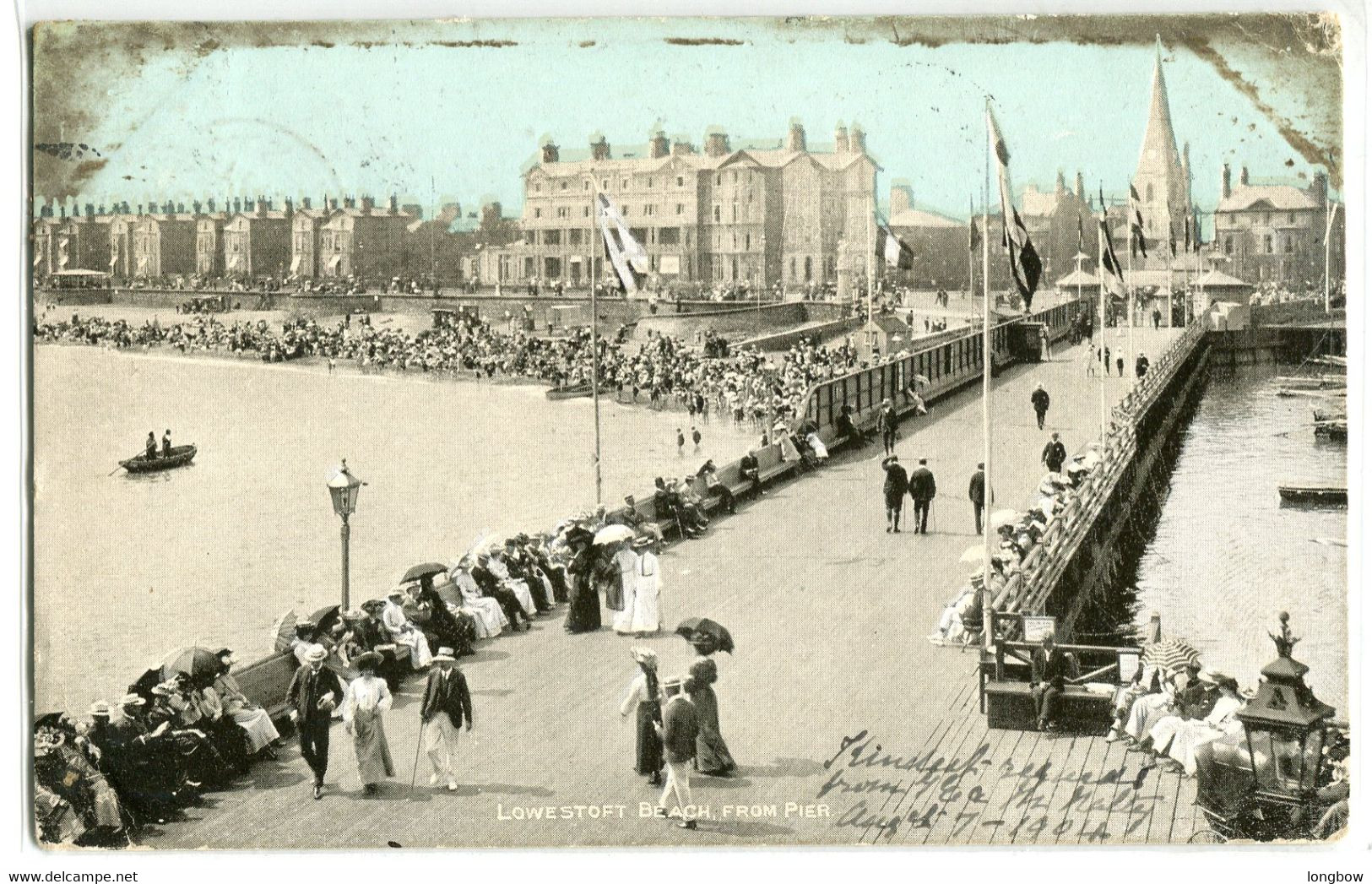 Lowestoft Beach , From Pier , 1904 - Lowestoft