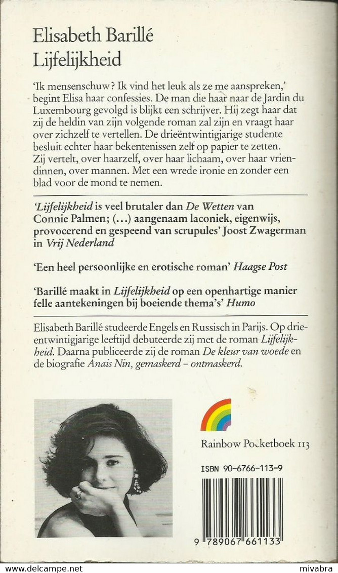 LIJFELIJKHEID - ELISABETH BARILLÉ - RAINBOW POCKET NR; 113 (erotische Roman) - Autres & Non Classés