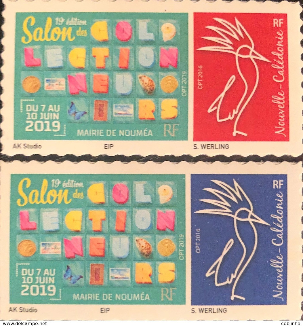 NOUVELLE CALEDONIE (New Caledonia)- Timbre Personnalisé - OPT - 2019 - Salon Collectionneurs Nouméa - Nuevos