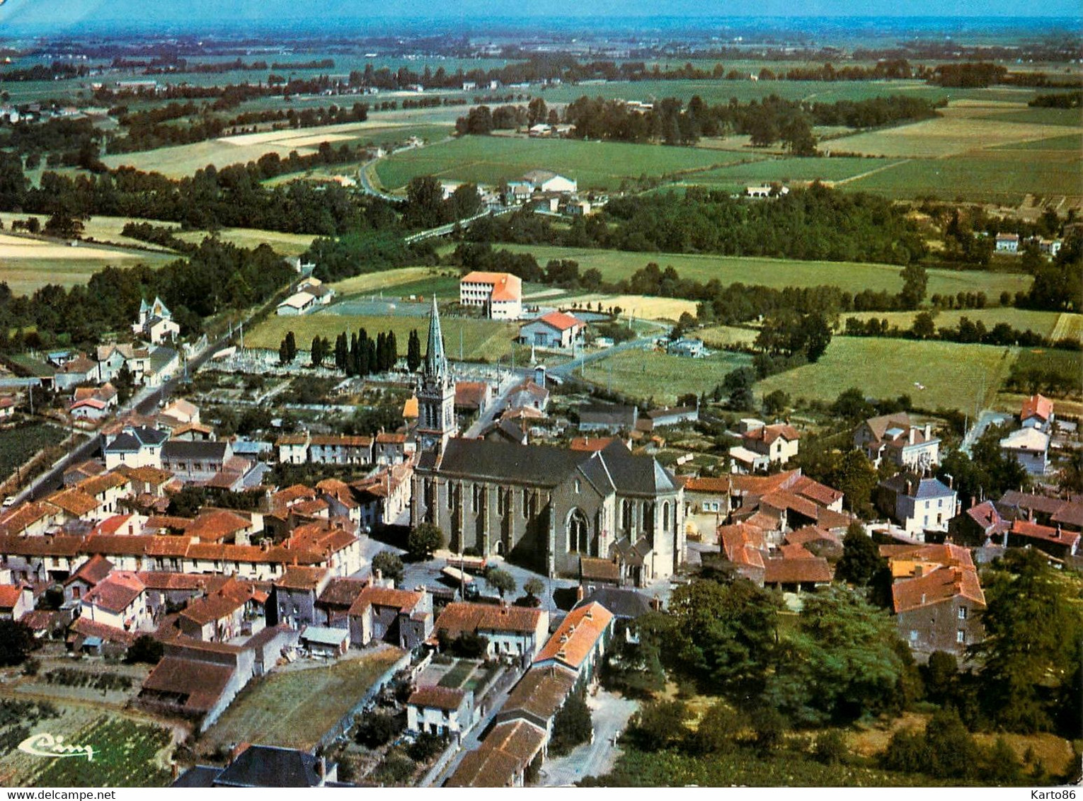 Gorges Près Clisson * Vue Générale Aérienne Du Village - Gorges