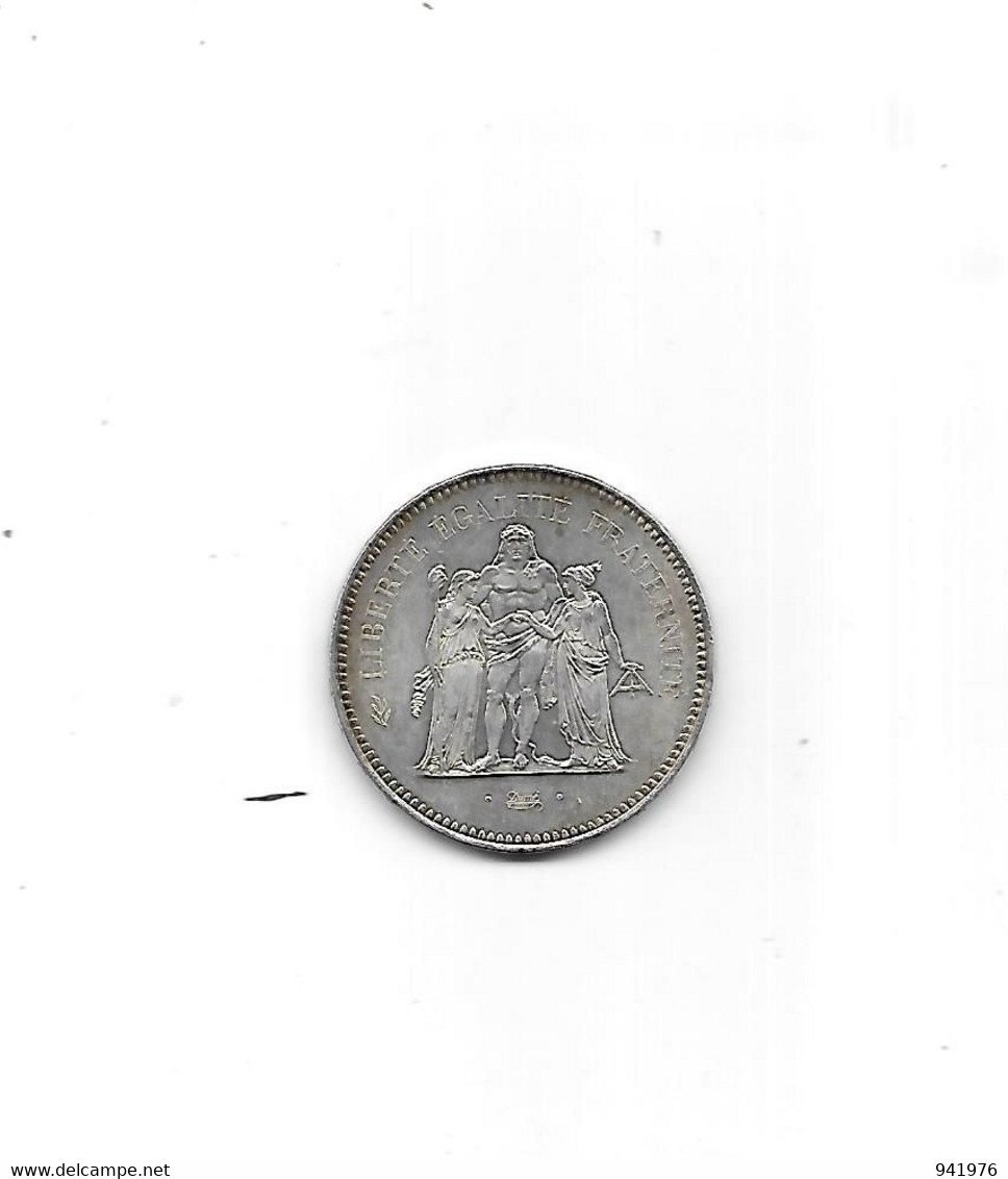 50F EN ARGENT 1975 - Altri & Non Classificati