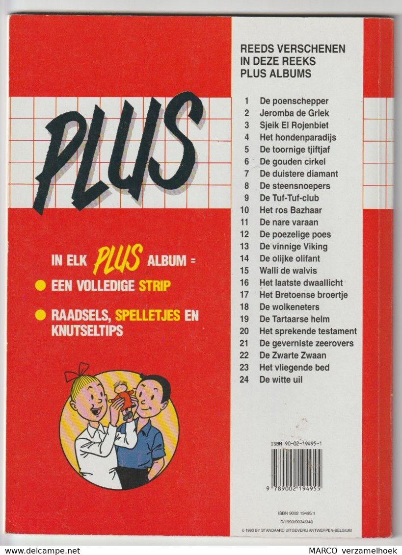 Suske En Wiske 20plus) Het Sprekende Testament 1993 Standaard Willy Vandersteen - Suske & Wiske