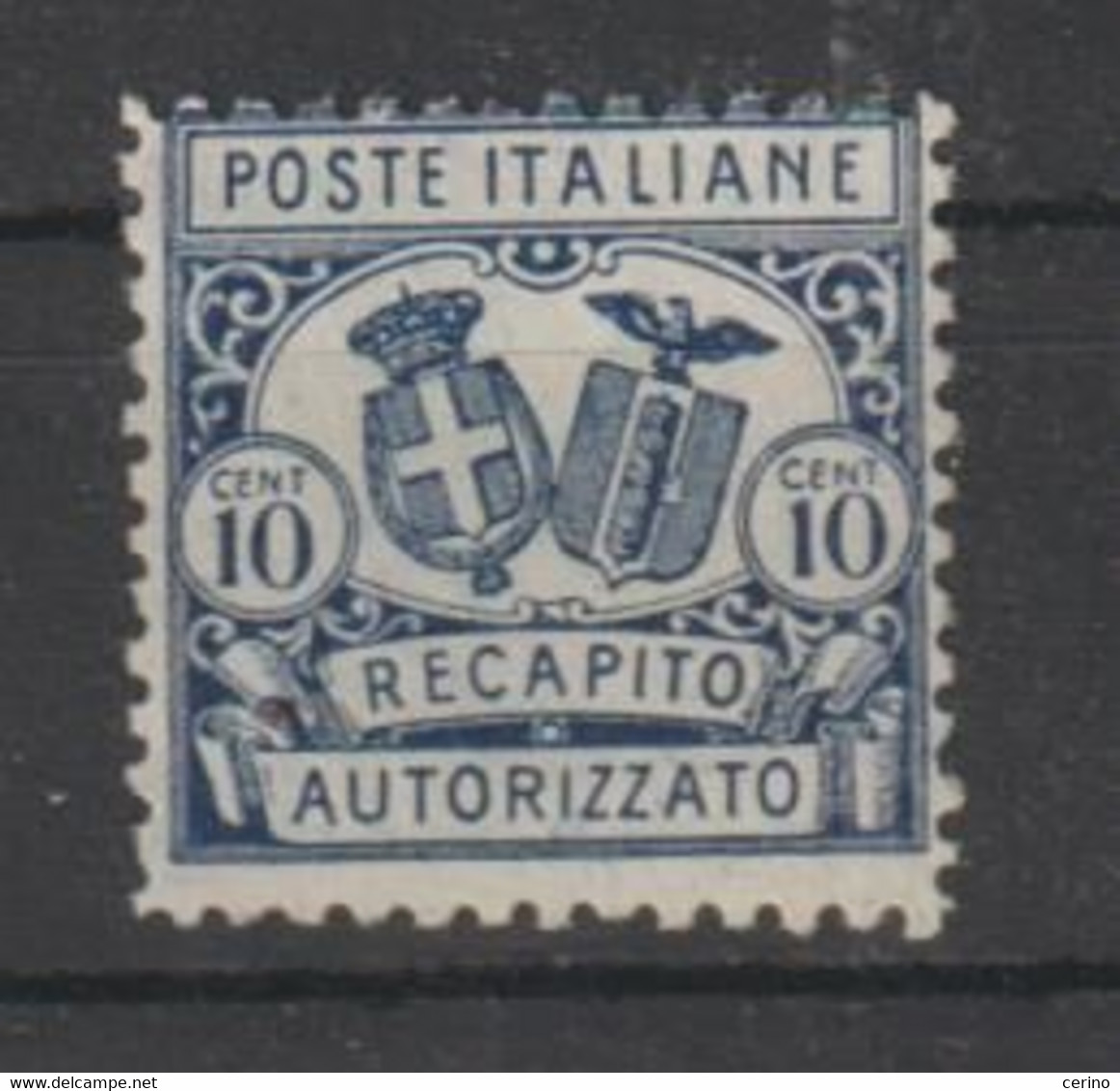 REGNO:  1928  RECAPITO  AUTORIZZATO  -  10 C. AZZURRO  S.G. -  D. 11  -  SASS. 1 - Assurés