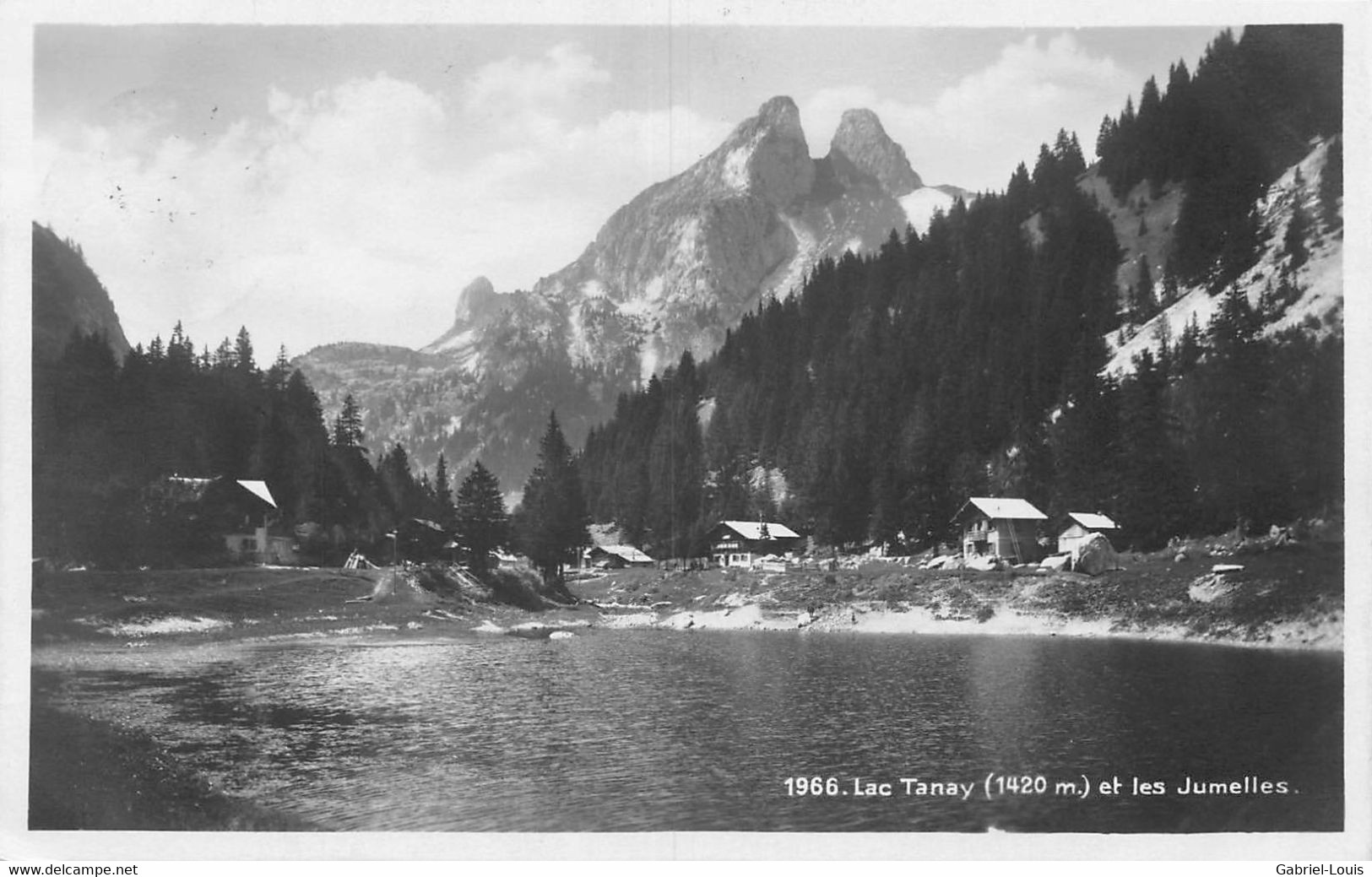 Lac Tanay Et Les Jumelles Et Les Jumelles  1927 -  Vouvry - Vouvry