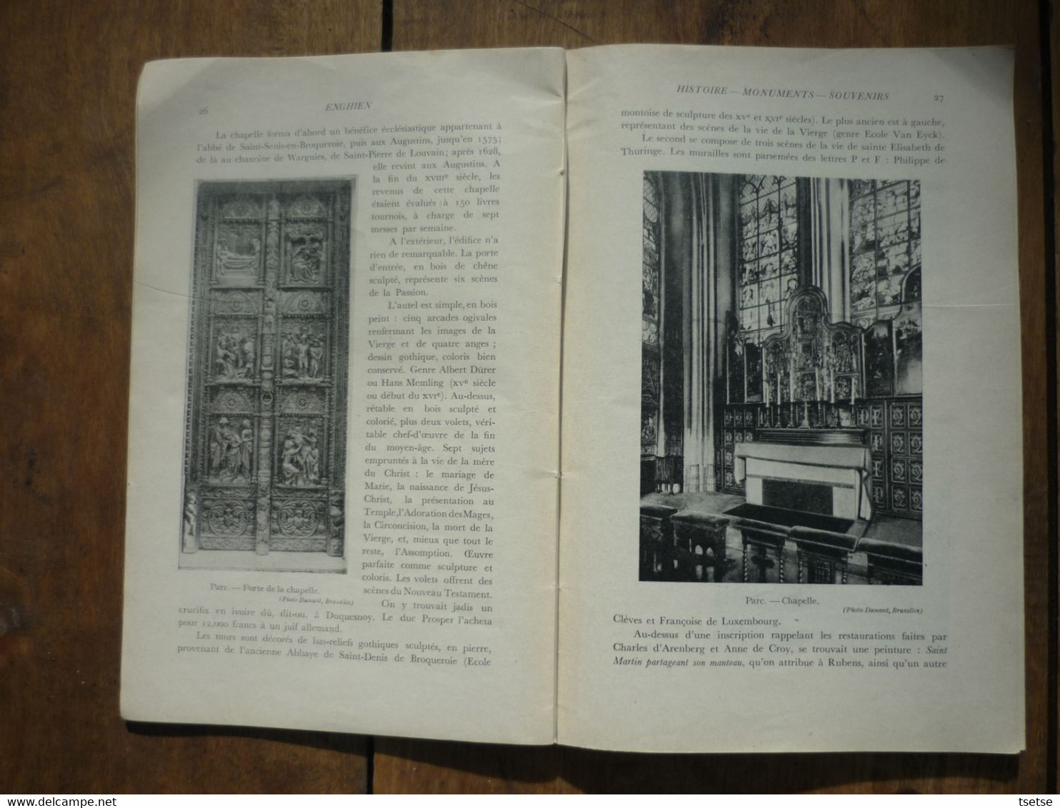 Enghien - Livre Historique écrit Par Julienne M. Moulinasse  ... Histoire-Monuments -Souvenirs -1931 - Enghien - Edingen