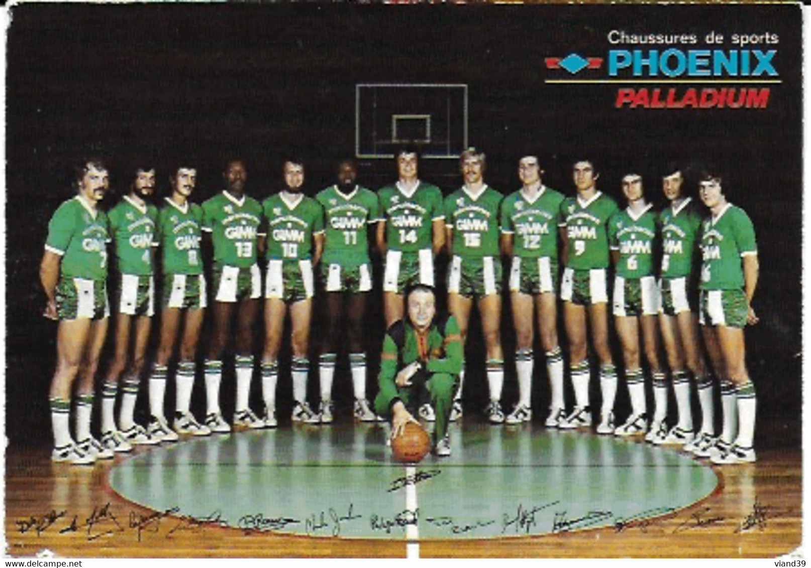 ASVEL - Villeurbanne équipe Des Années 1966 à 1980, 14 Fois Champions De France équipée Par Palladium - Basketball