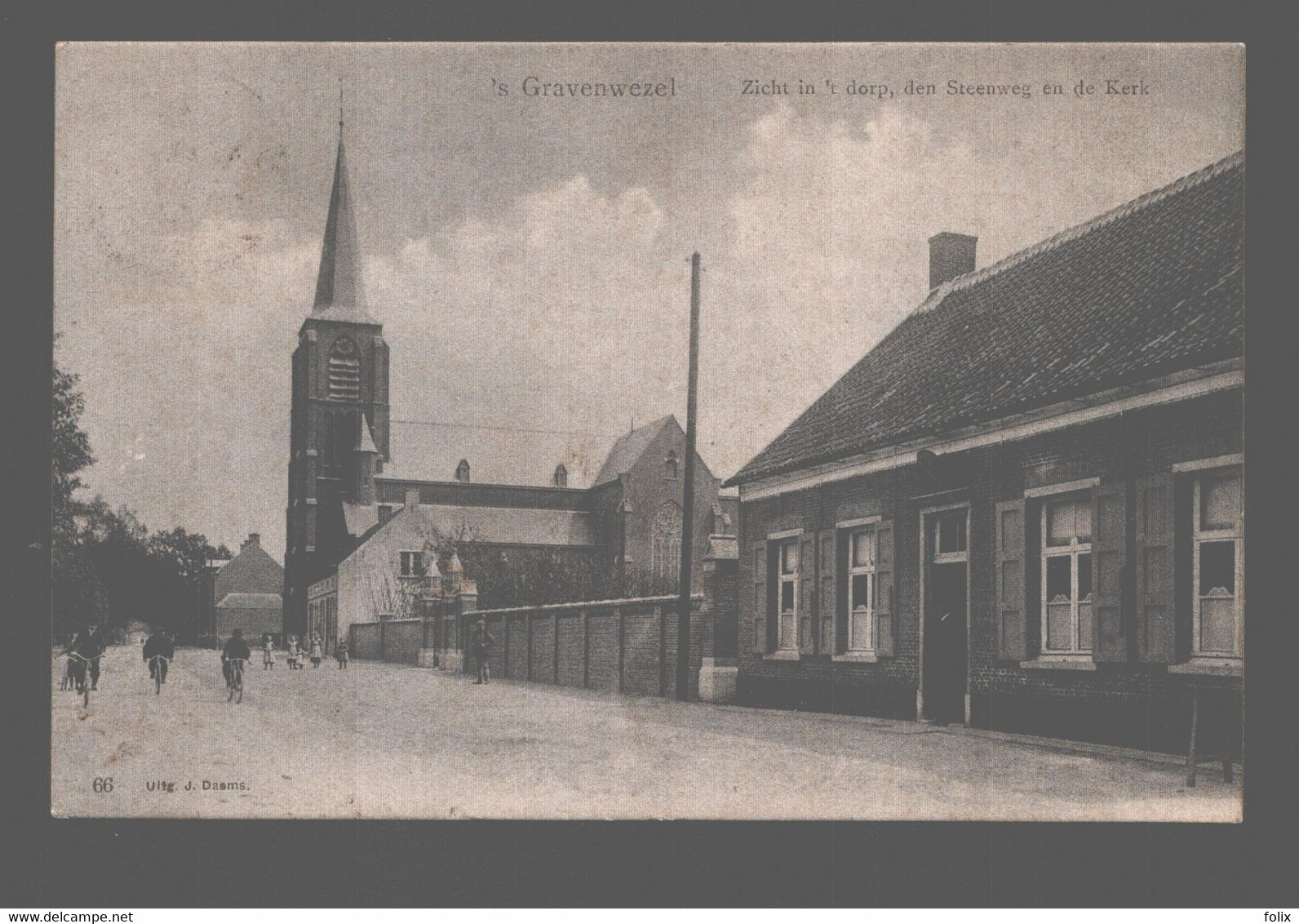 's Gravenwezel - Zicht In 't Dorp, Den Steenweg En De Kerk - Schilde