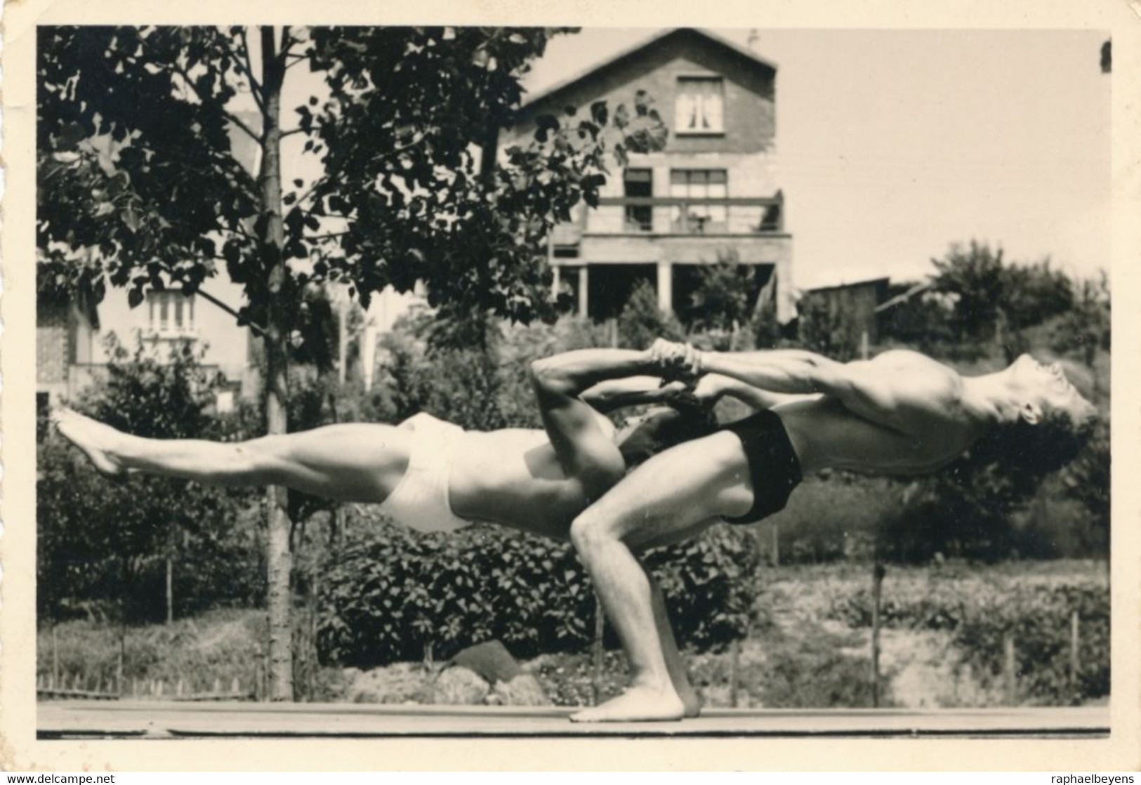 Snapshot Gymnastique Hommes Sport Musculation Gay Interest Vintage Men Yoga - Sports