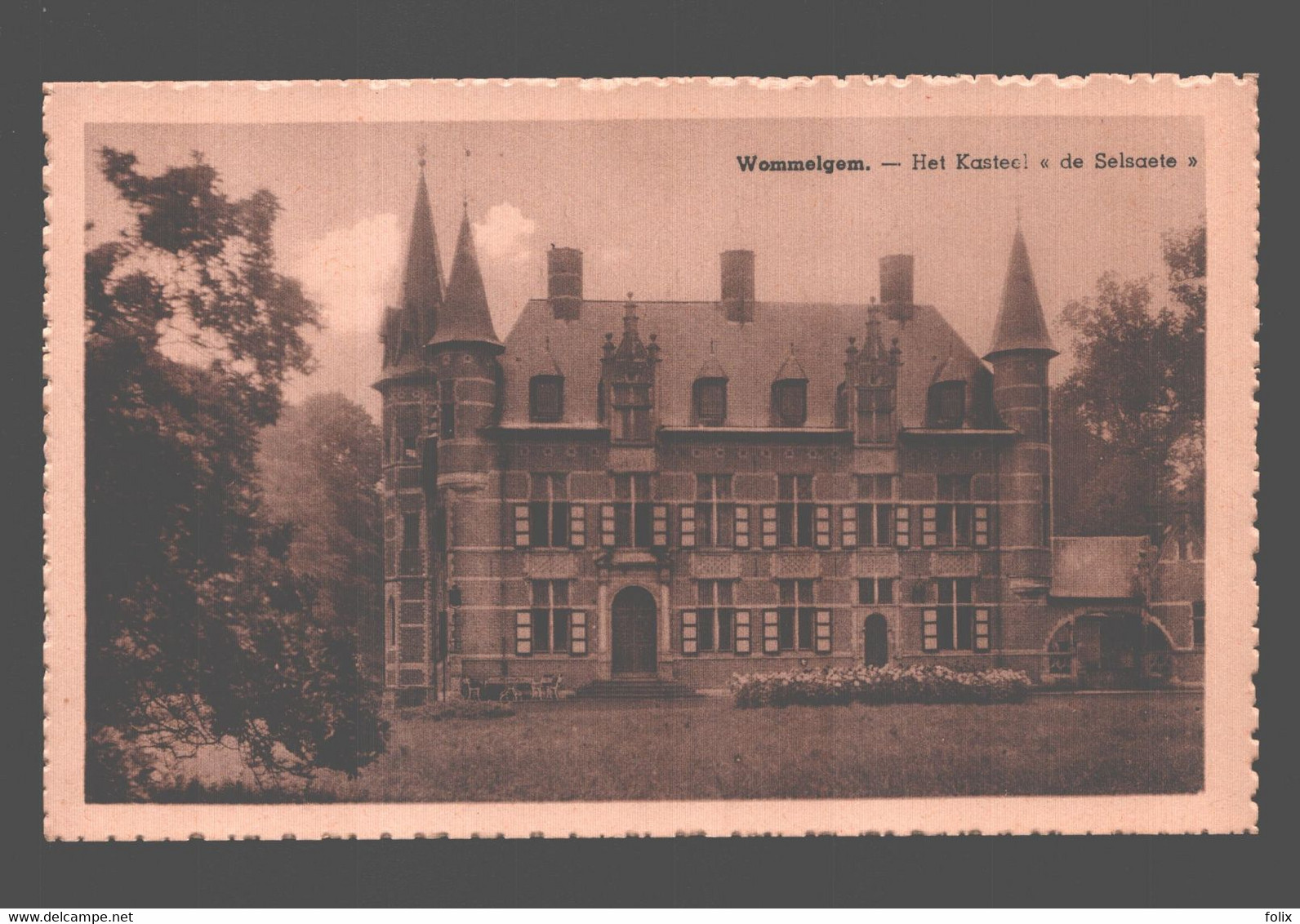 Wommelgem - Het Kasteel De Selsaete - Wommelgem