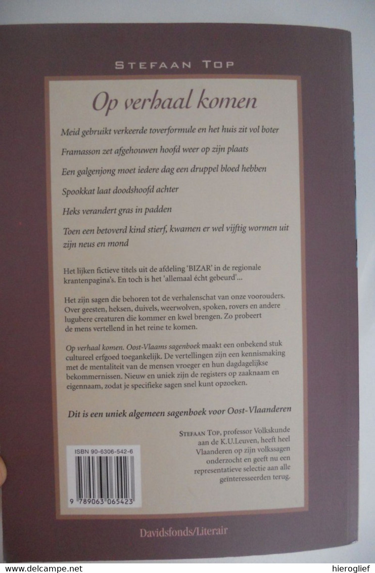 OOST-VLAAMS SAGENBOEK door Stefaan Top Langemark KUL Leuven sagen volkskunde oost vlaanderen heemkunde